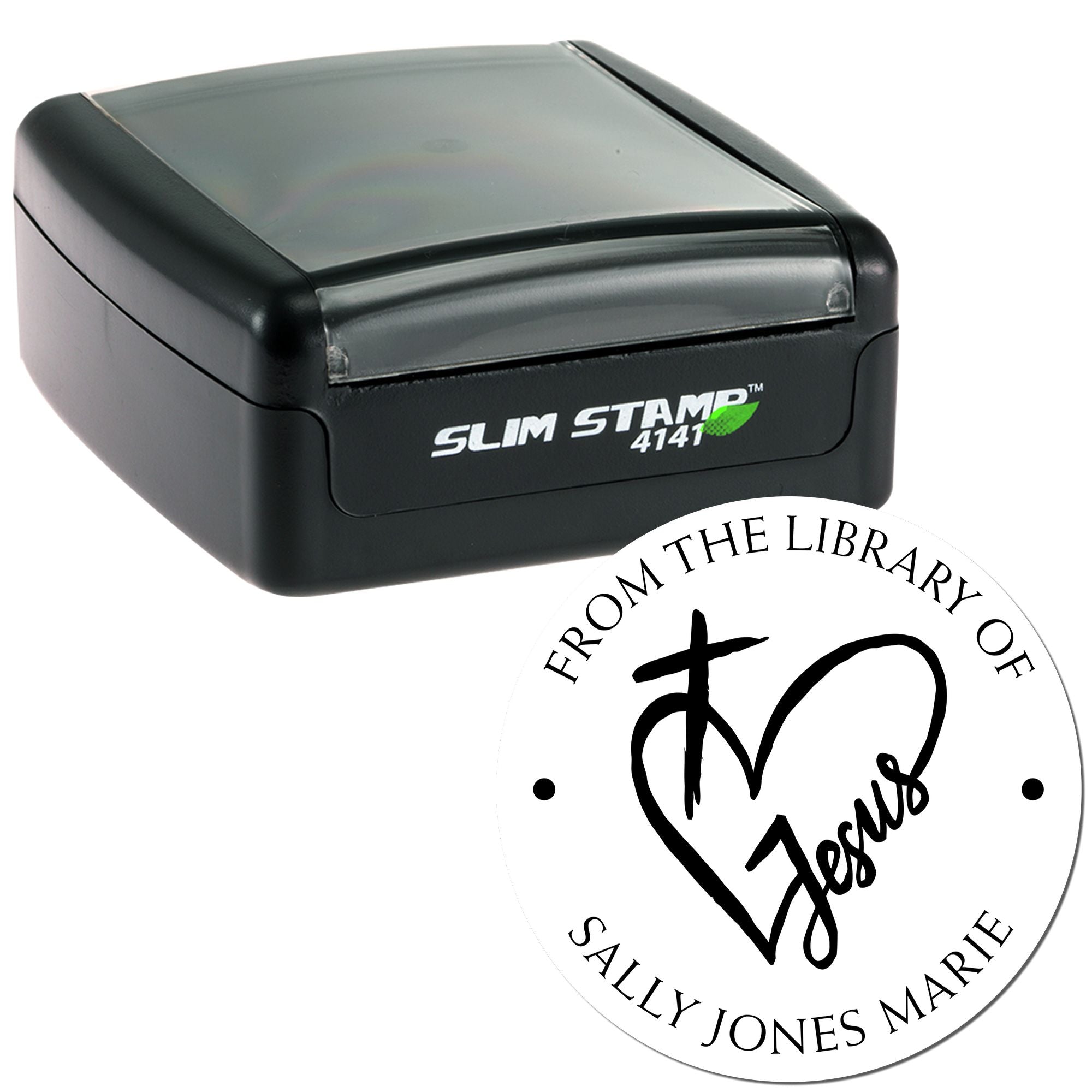 Portable Pre-Inked Solemn Cross Home Stamp - Engineer Seal Stamps