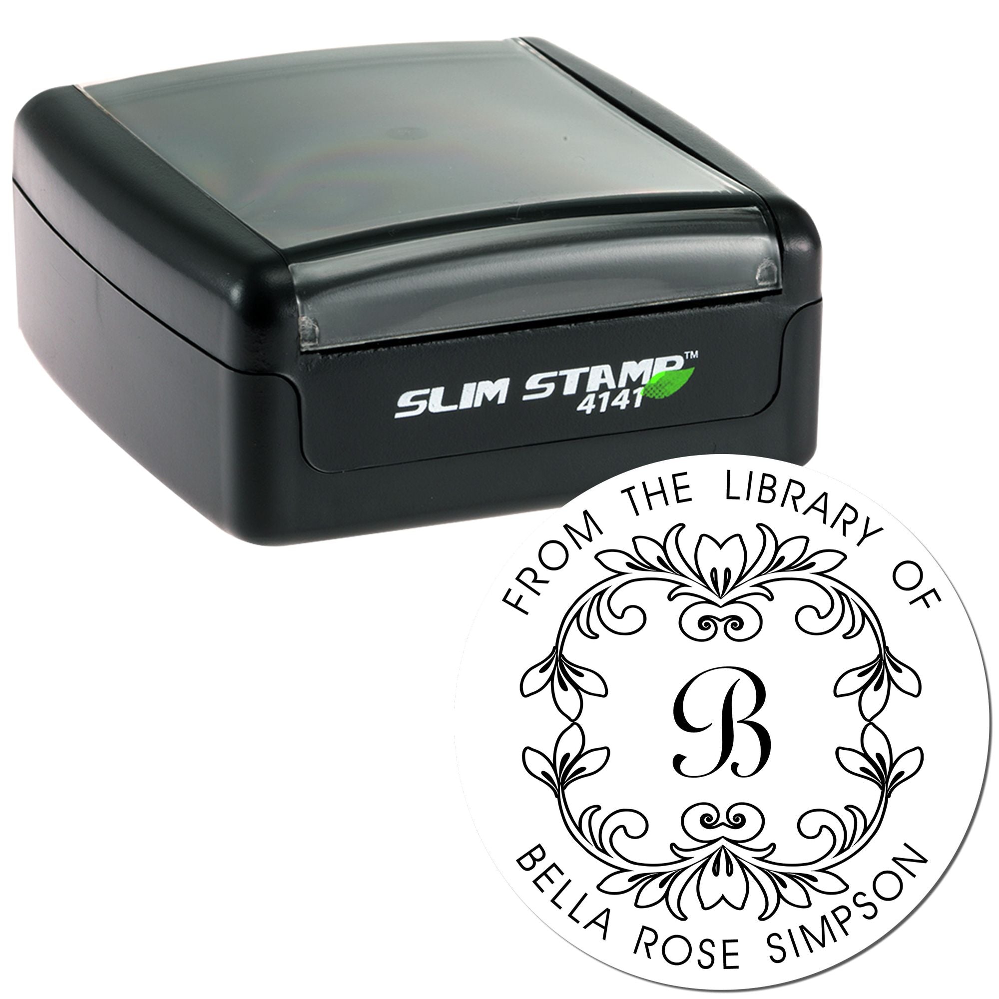 Pre-Inked Beautiful Script Custom Made Library Of Stamp - Engineer Seal Stamps