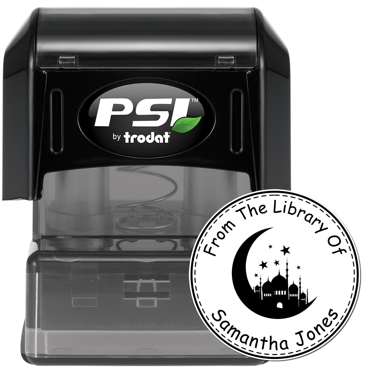 PSI Pre-Inked Sacred Crescent Custom Home Stamp - Engineer Seal Stamps