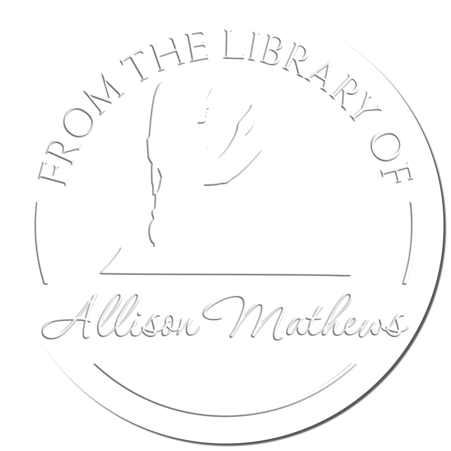 Desk Prayer Profile Return Address Embossing Seal - Engineer Seal Stamps