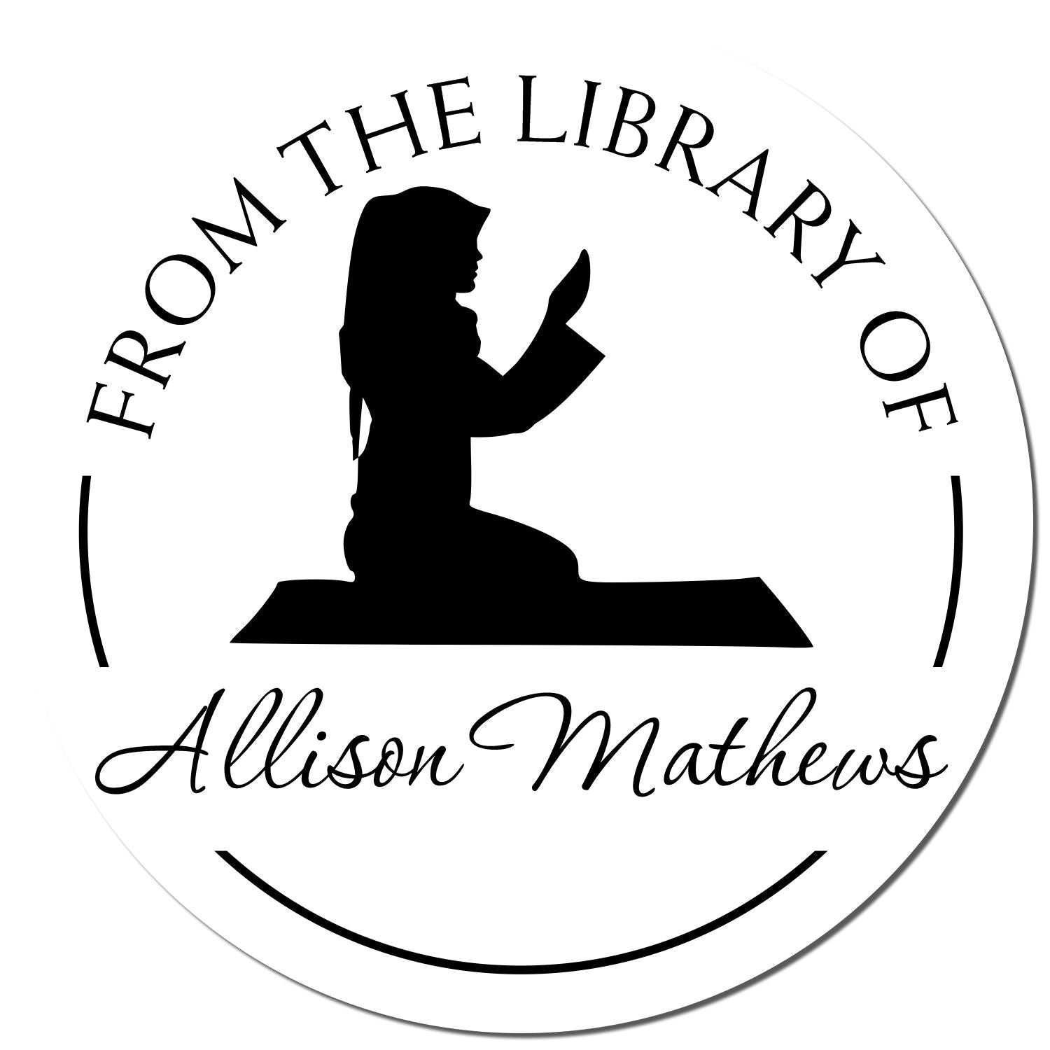 Portable Pre-Inked Prayer Profile Custom Address Stamp - Engineer Seal Stamps