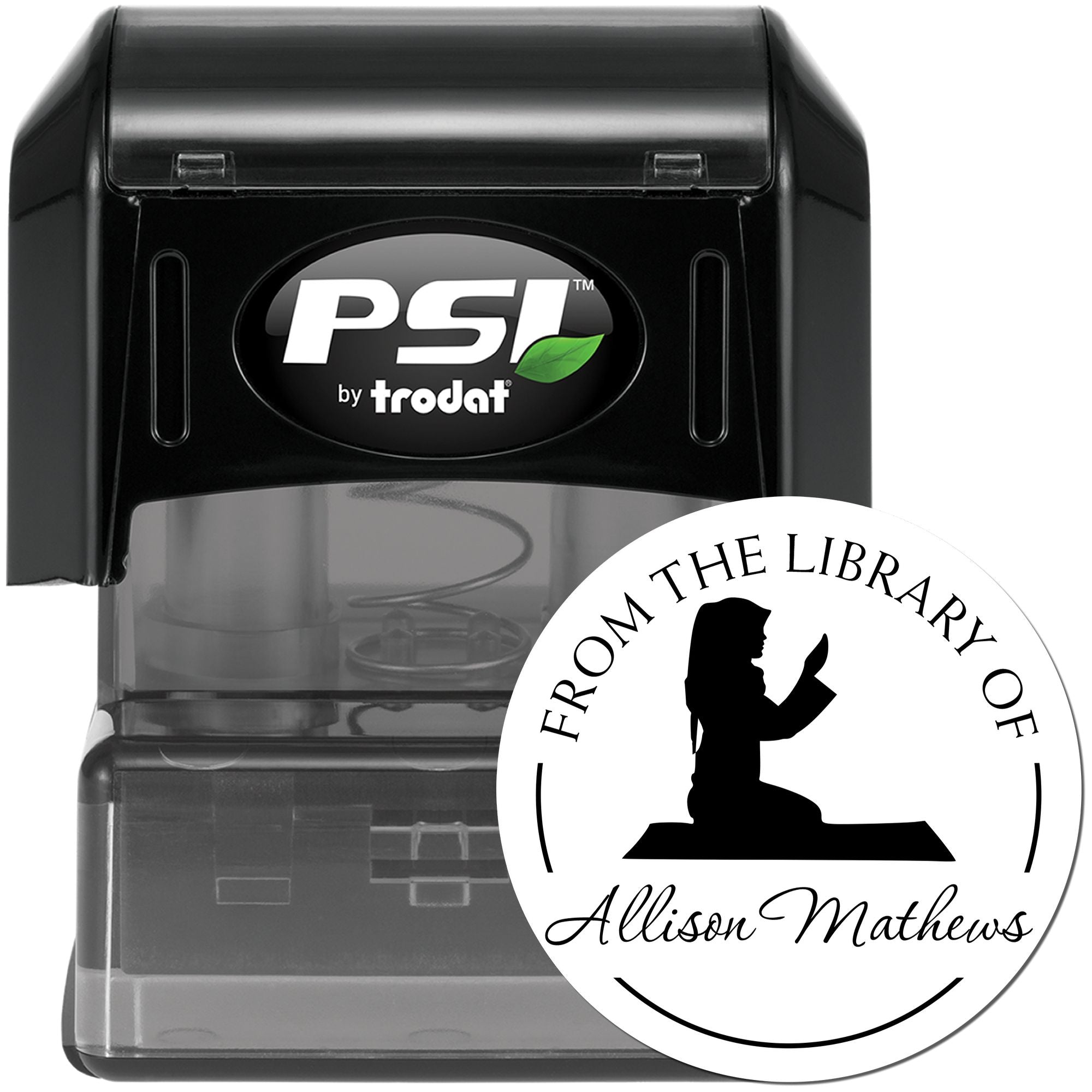 PSI Pre-Inked Prayer Profile Custom Home Address Stamp - Engineer Seal Stamps