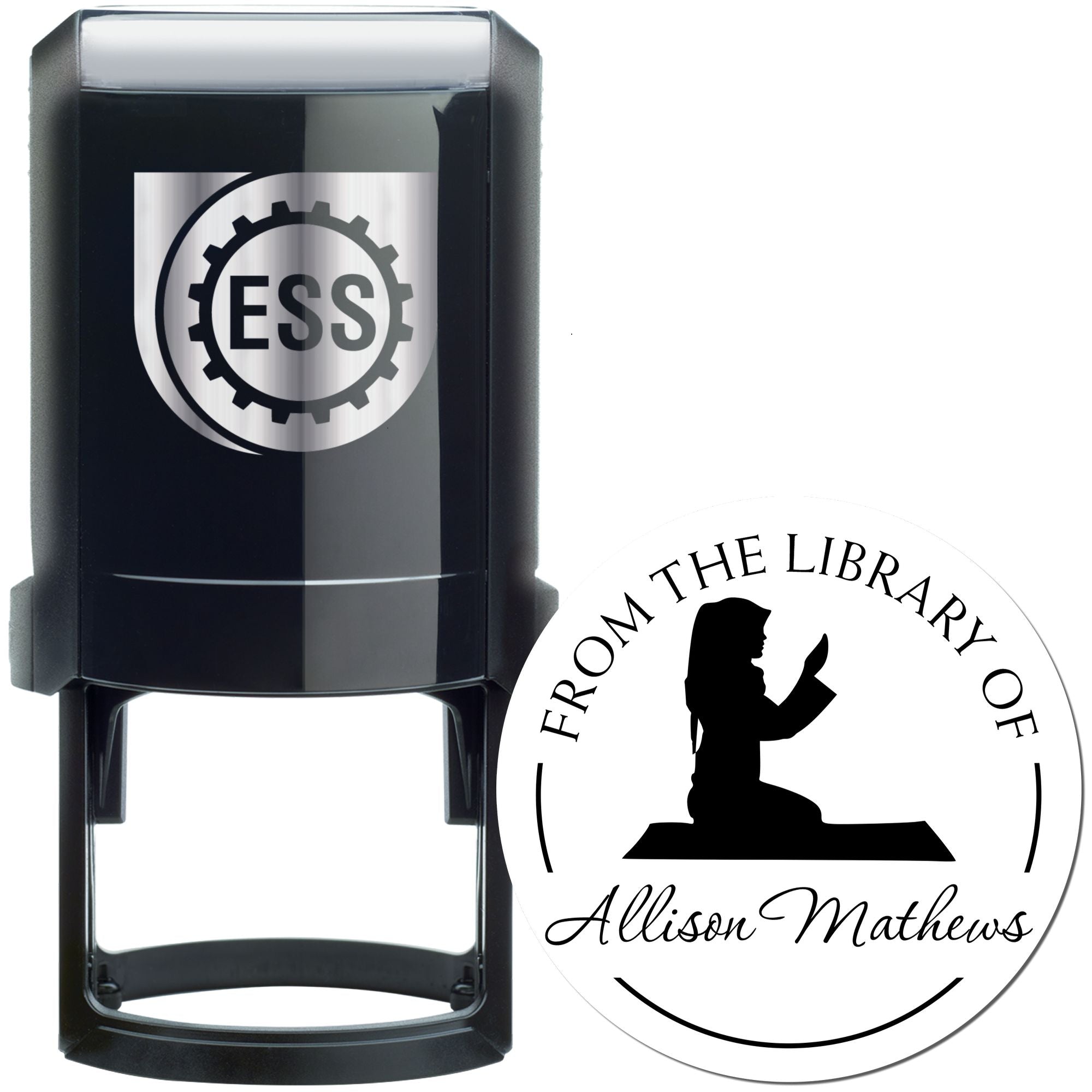 Self-Inking Prayer Profile Custom Made Return Address Stamp - Engineer Seal Stamps