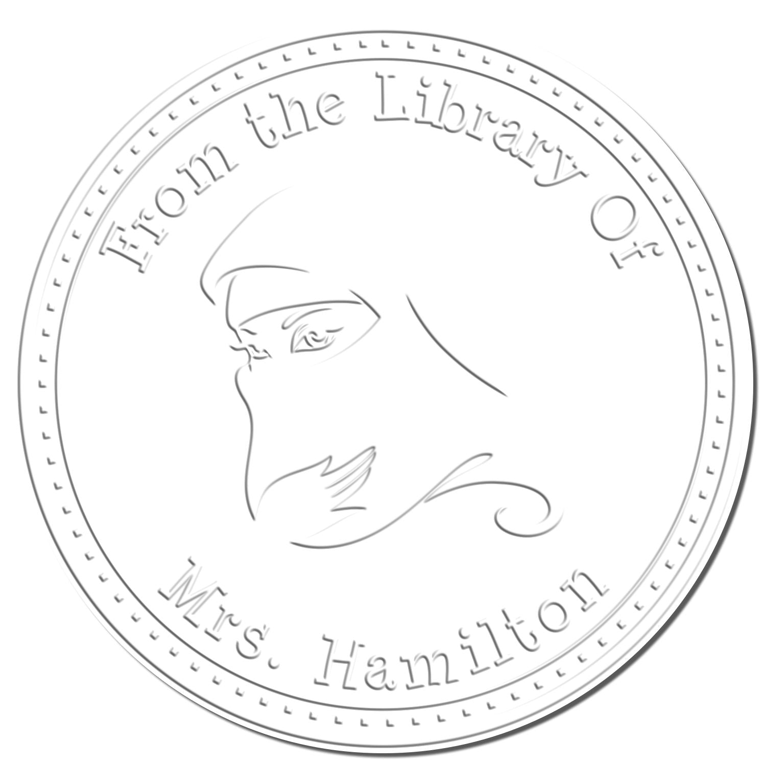 Soft Spiritual Veil Customized Address Embossing Seal - Engineer Seal Stamps