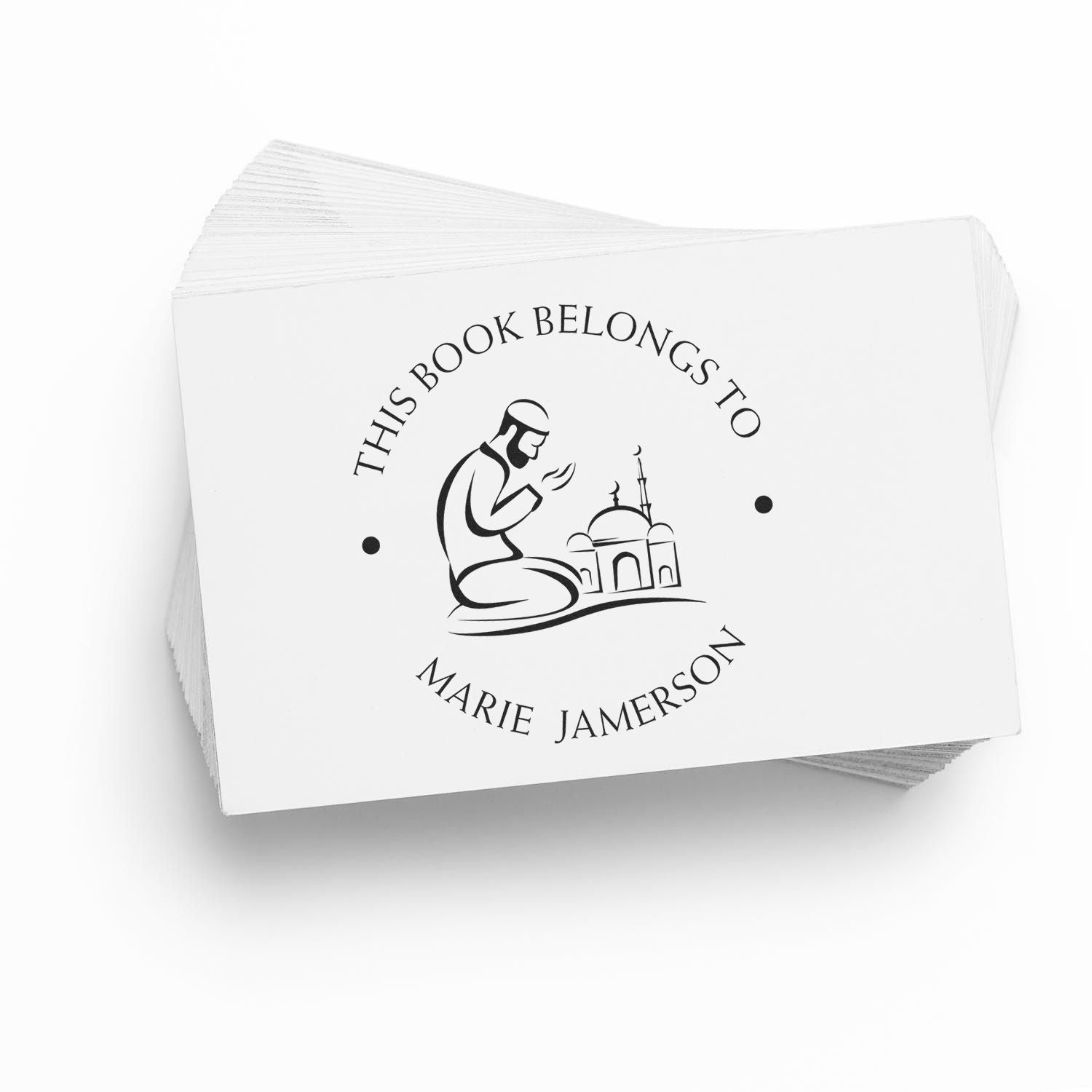 PSI Pre-Inked Praying Man Custom Made Envelope Stamp - Engineer Seal Stamps