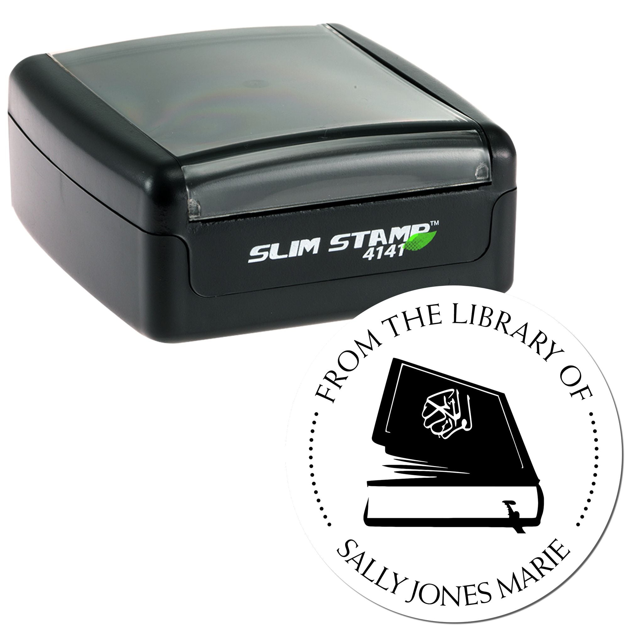 Portable Pre-Inked Holy Book Custom Return Address Stamp - Engineer Seal Stamps