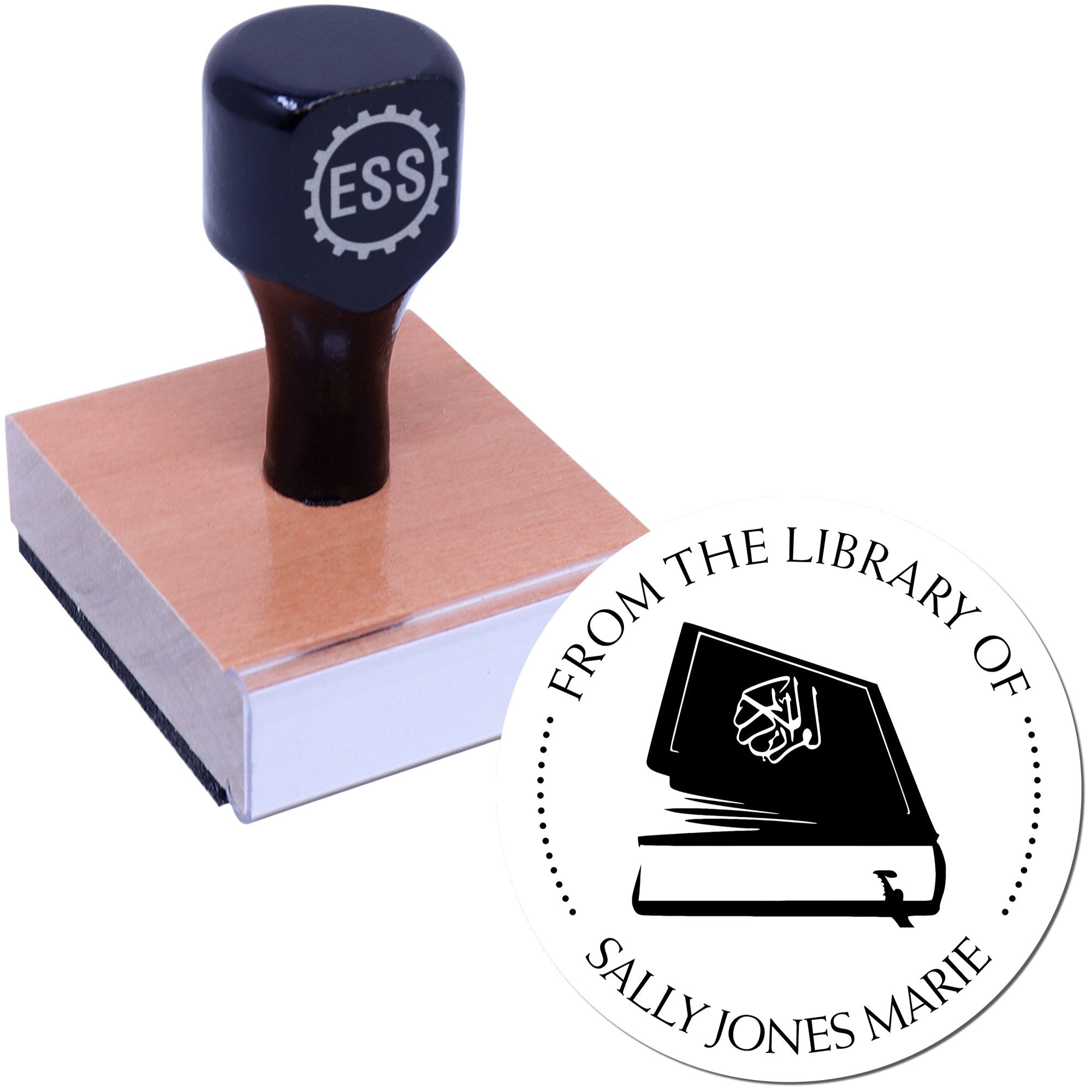 Wood Handle Holy Book Customized Home Stamp - Engineer Seal Stamps
