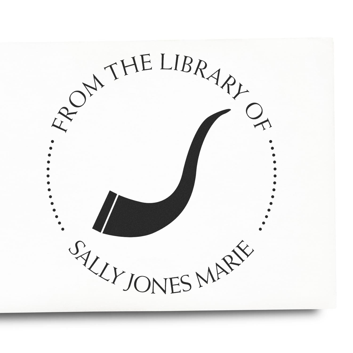 Wood Handle Resounding Shofar Made To Order Return Address Stamp - Engineer Seal Stamps