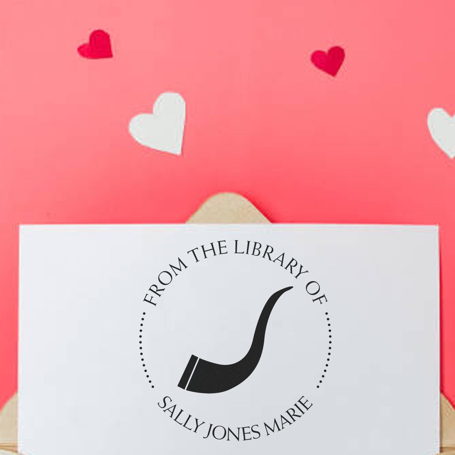 PSI Pre-Inked Resounding Shofar Customized Mailing Stamp - Engineer Seal Stamps