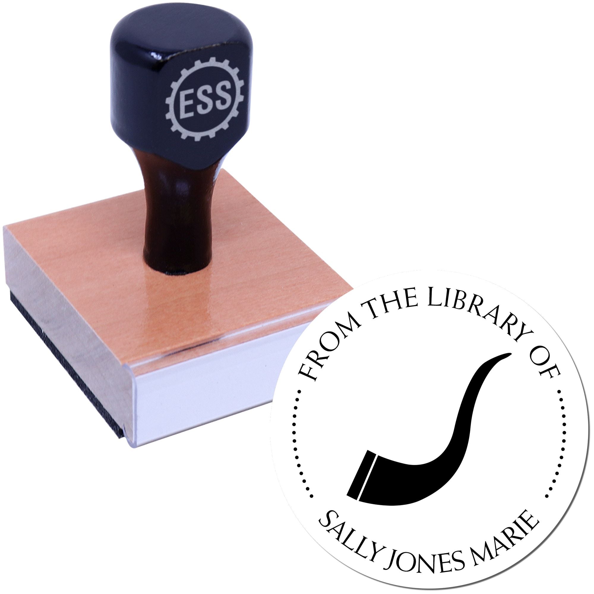 Wood Handle Resounding Shofar Made To Order Return Address Stamp - Engineer Seal Stamps