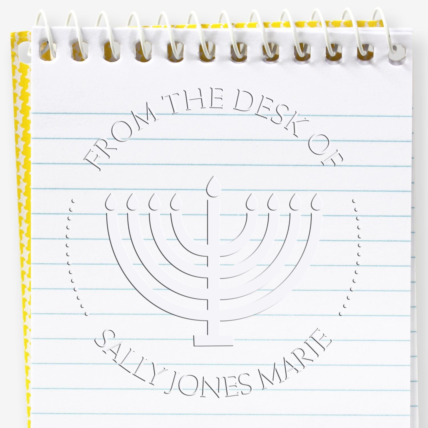 Desk Festival of Lights Personalized Address Seal Stamp - Engineer Seal Stamps