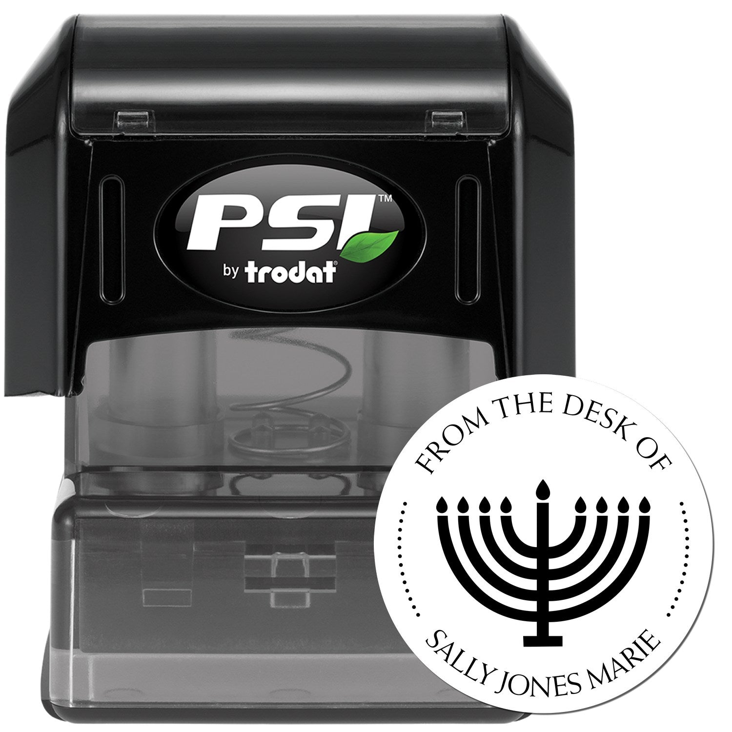 PSI Pre-Inked Festival of Lights Customized Address Stamper - Engineer Seal Stamps