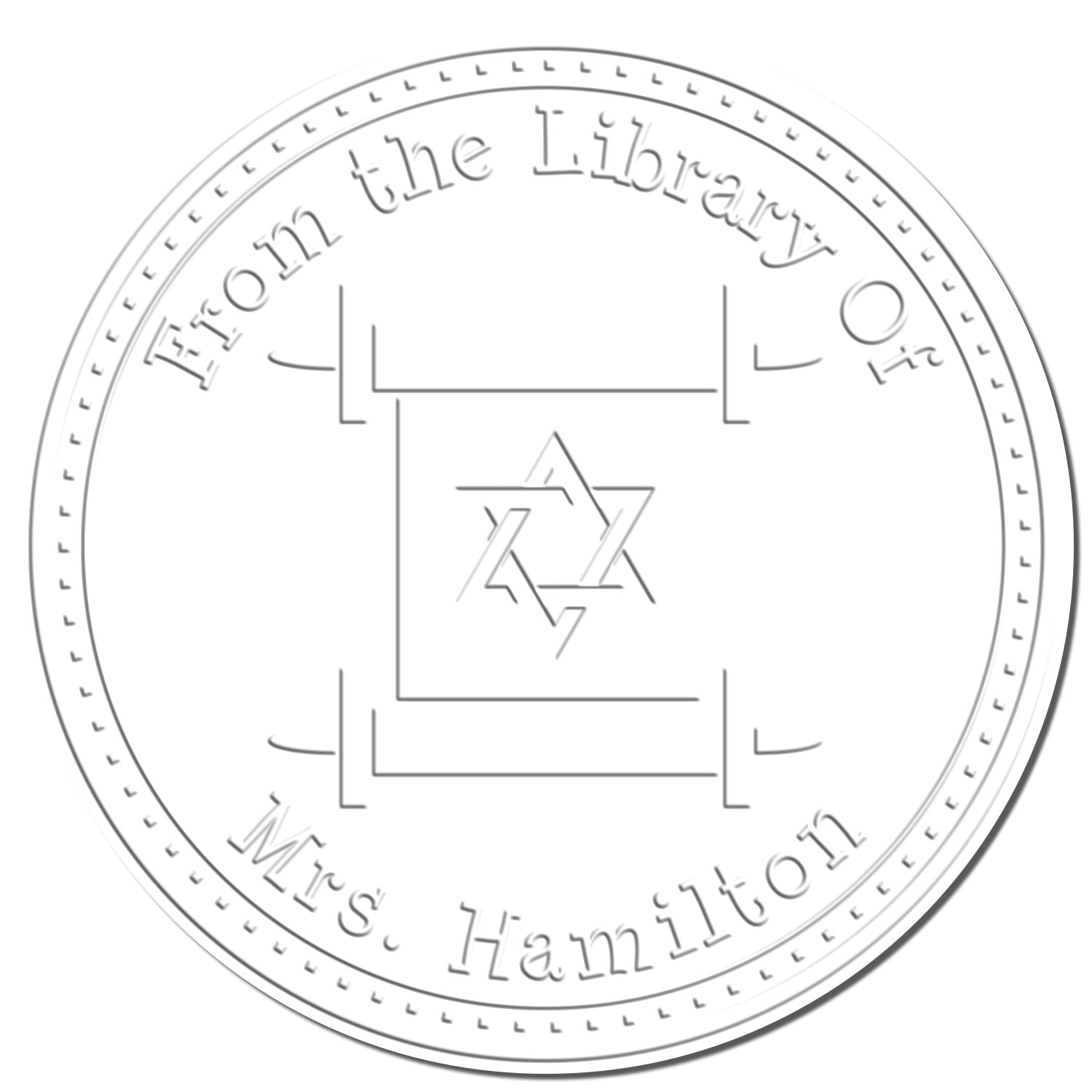 Desk Word of God Personalized Envelope Embossed Stamp - Engineer Seal Stamps