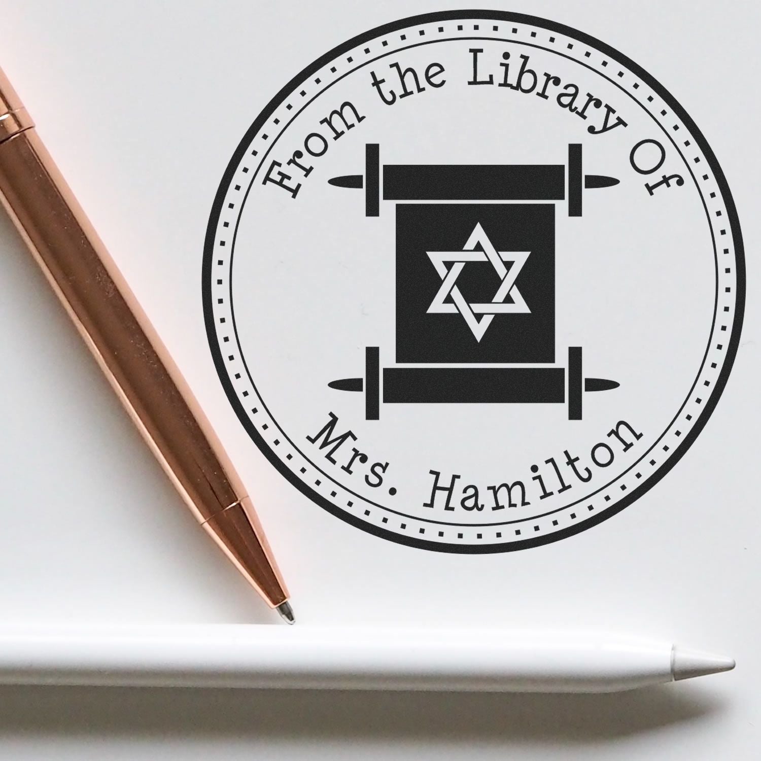 PSI Pre-Inked Word of God Customized Return Address Stamp - Engineer Seal Stamps