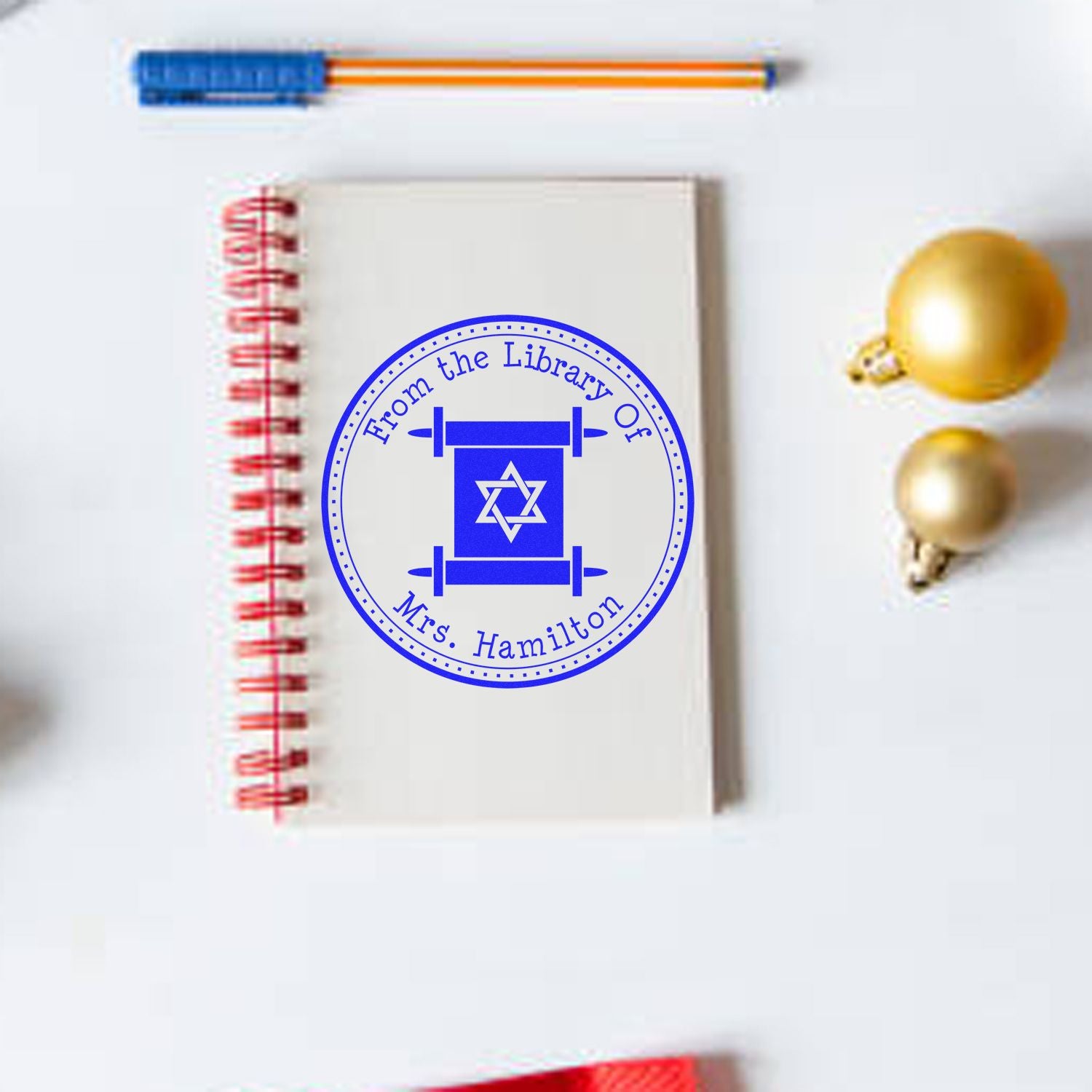 PSI Pre-Inked Word of God Customized Return Address Stamp - Engineer Seal Stamps