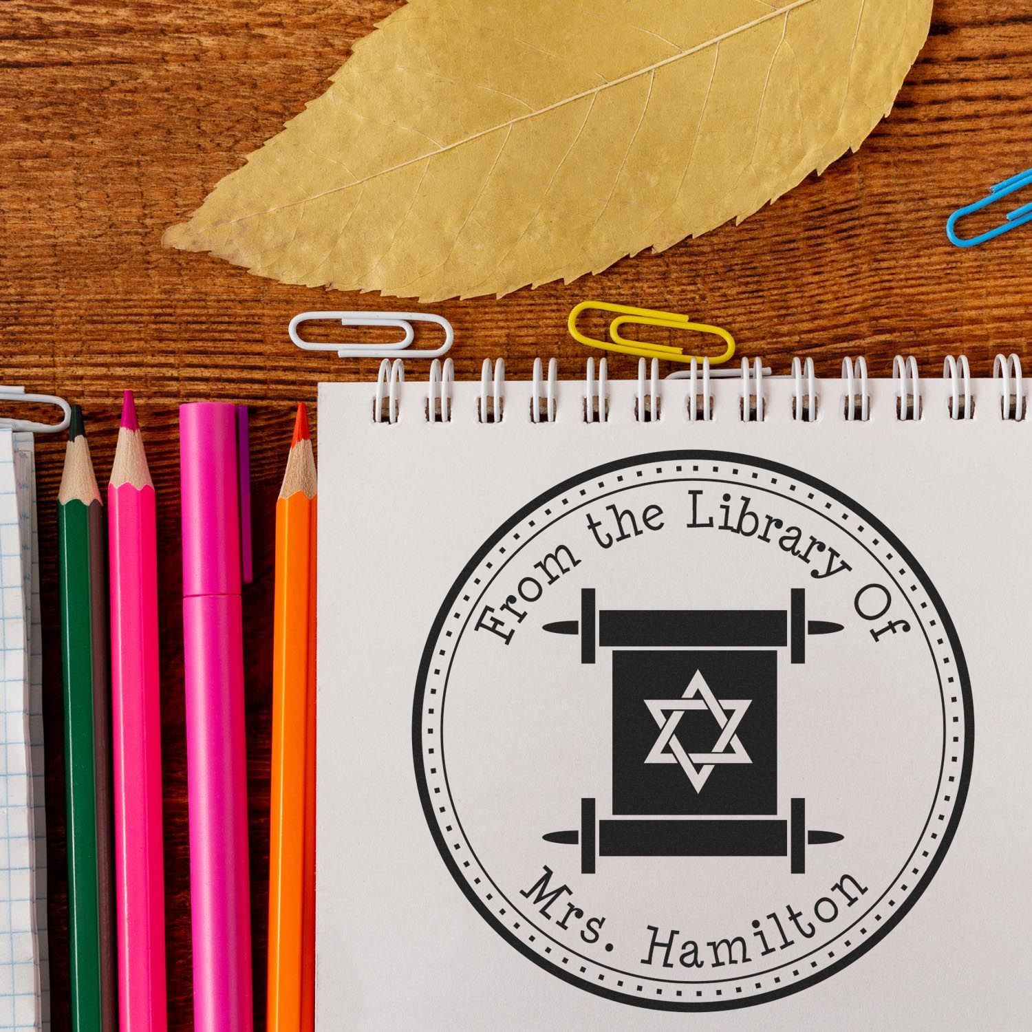 Portable Pre-Inked Word of God Customized Home Stamper - Engineer Seal Stamps