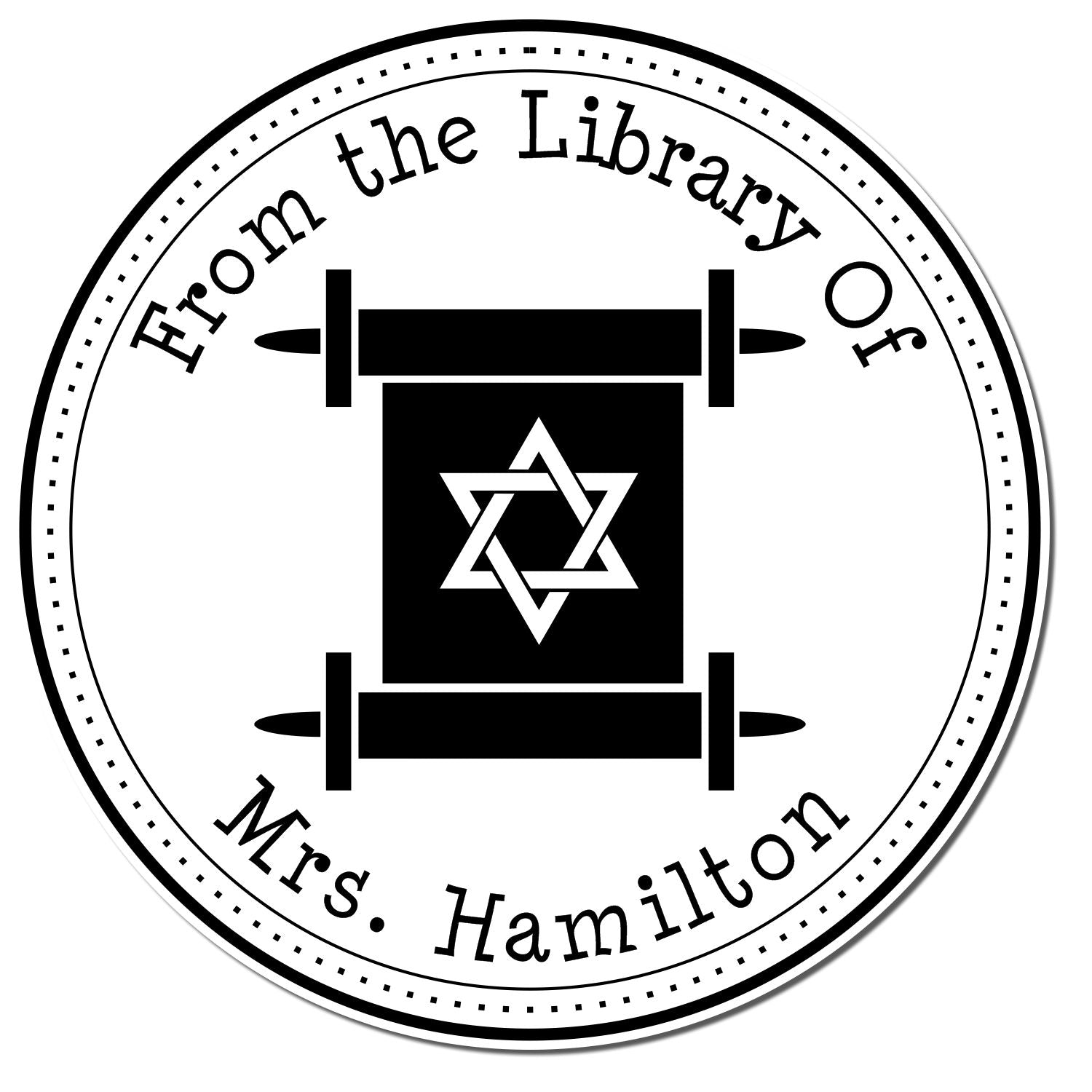 Self-Inking Word of God Custom Made New Home Stamper - Engineer Seal Stamps