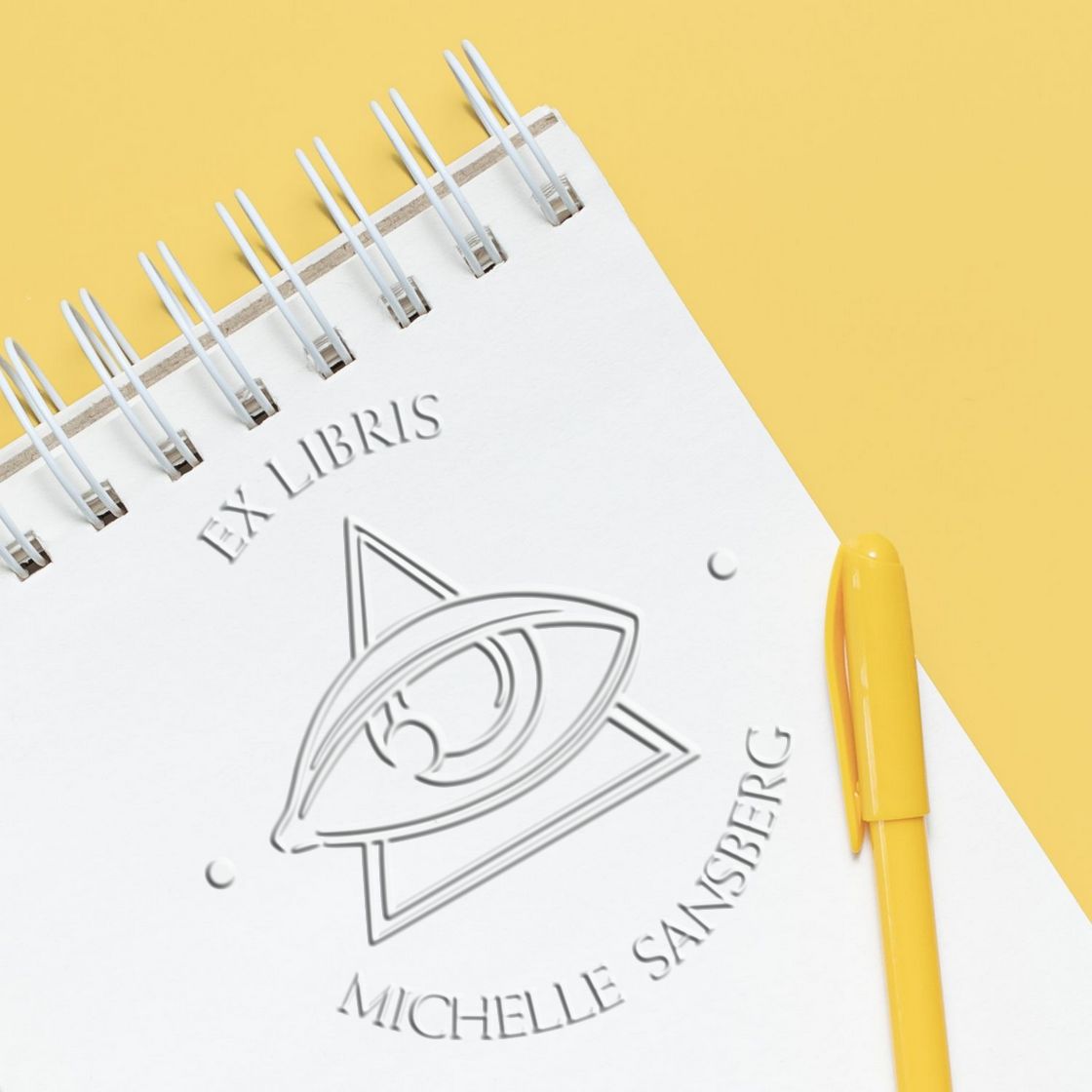 Soft Sacred Masons Personalized Library Collection Embossed Stamp - Engineer Seal Stamps