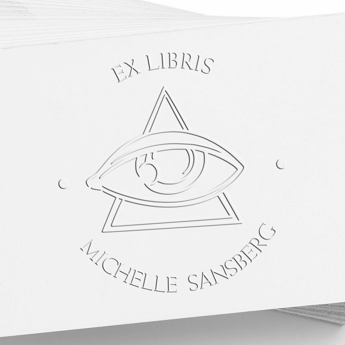 Soft Sacred Masons Personalized Library Collection Embossed Stamp - Engineer Seal Stamps