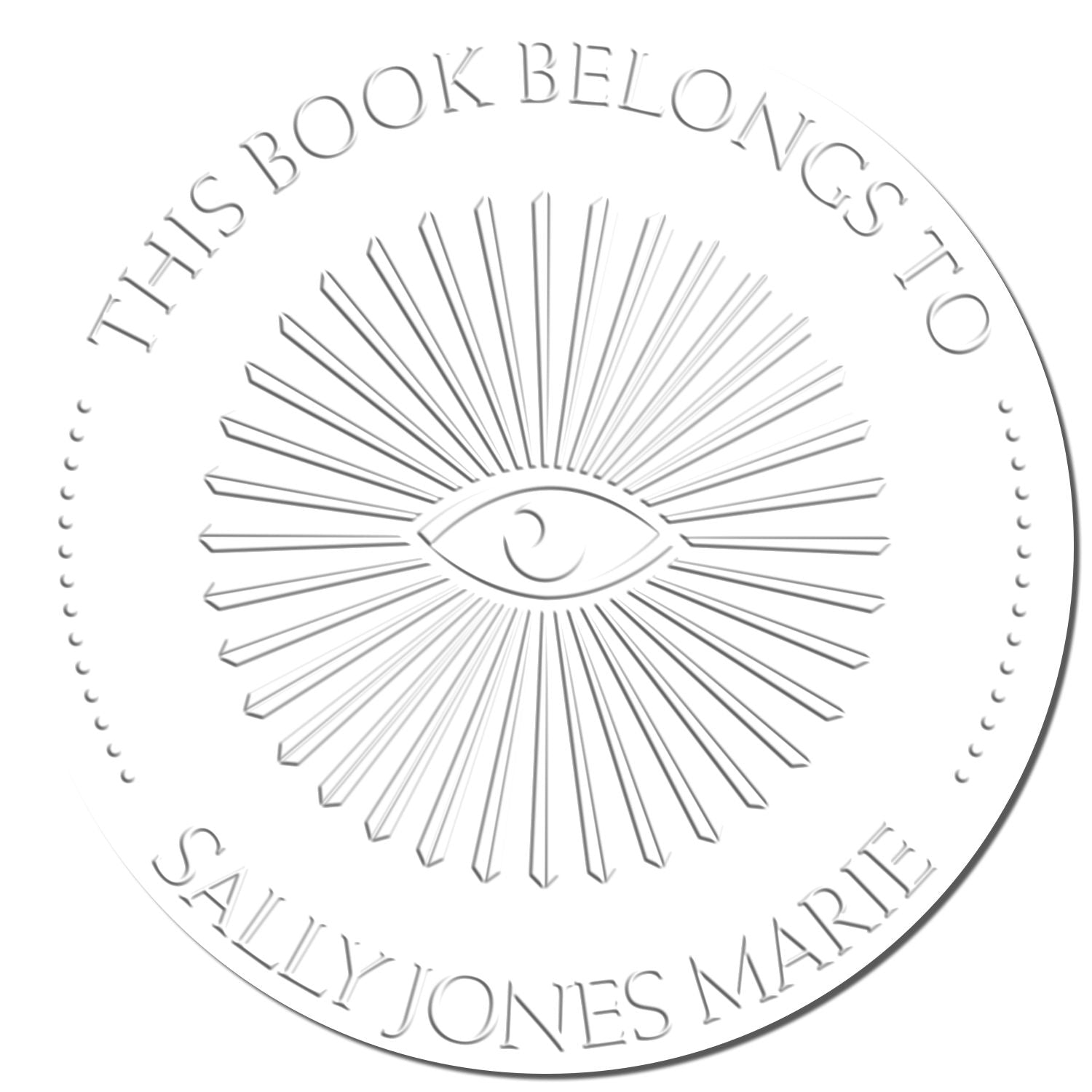 Soft Illuminating Masons Personalized Library Collection Embossing Stamp - Engineer Seal Stamps