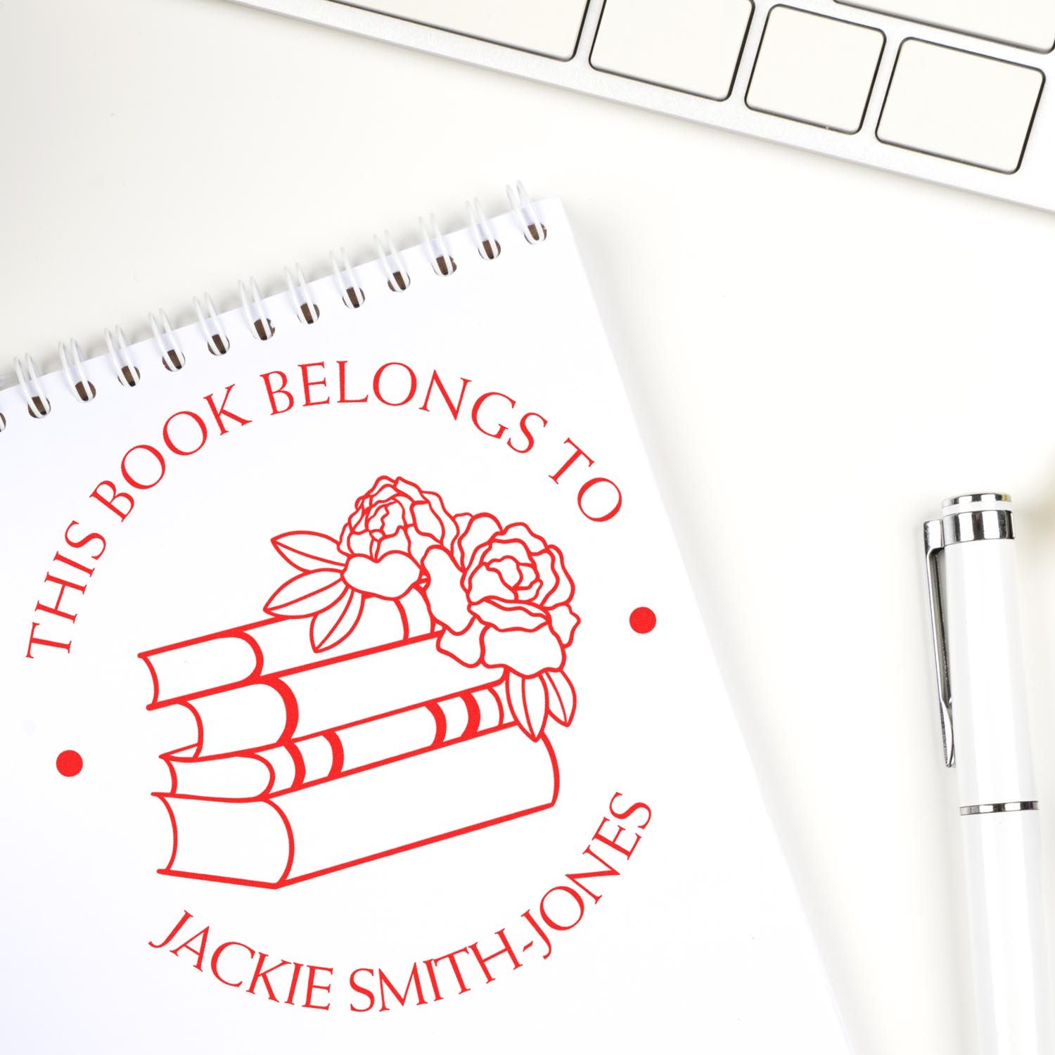 PSI Pre-Inked Classy Classrooom Custom Private Library Stamper - Engineer Seal Stamps