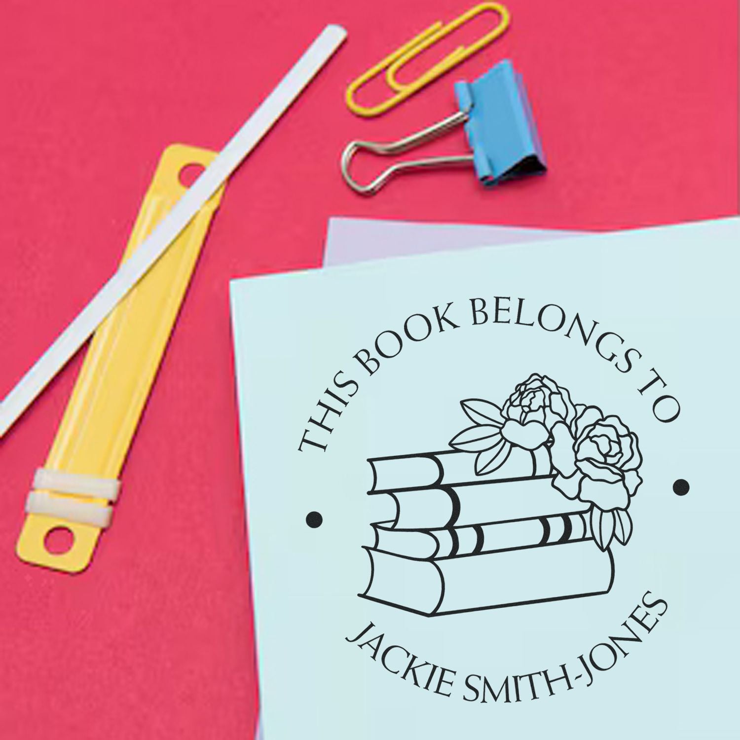 Pre-Inked Classy Classrooom Custom Made Love It Stamper - Engineer Seal Stamps