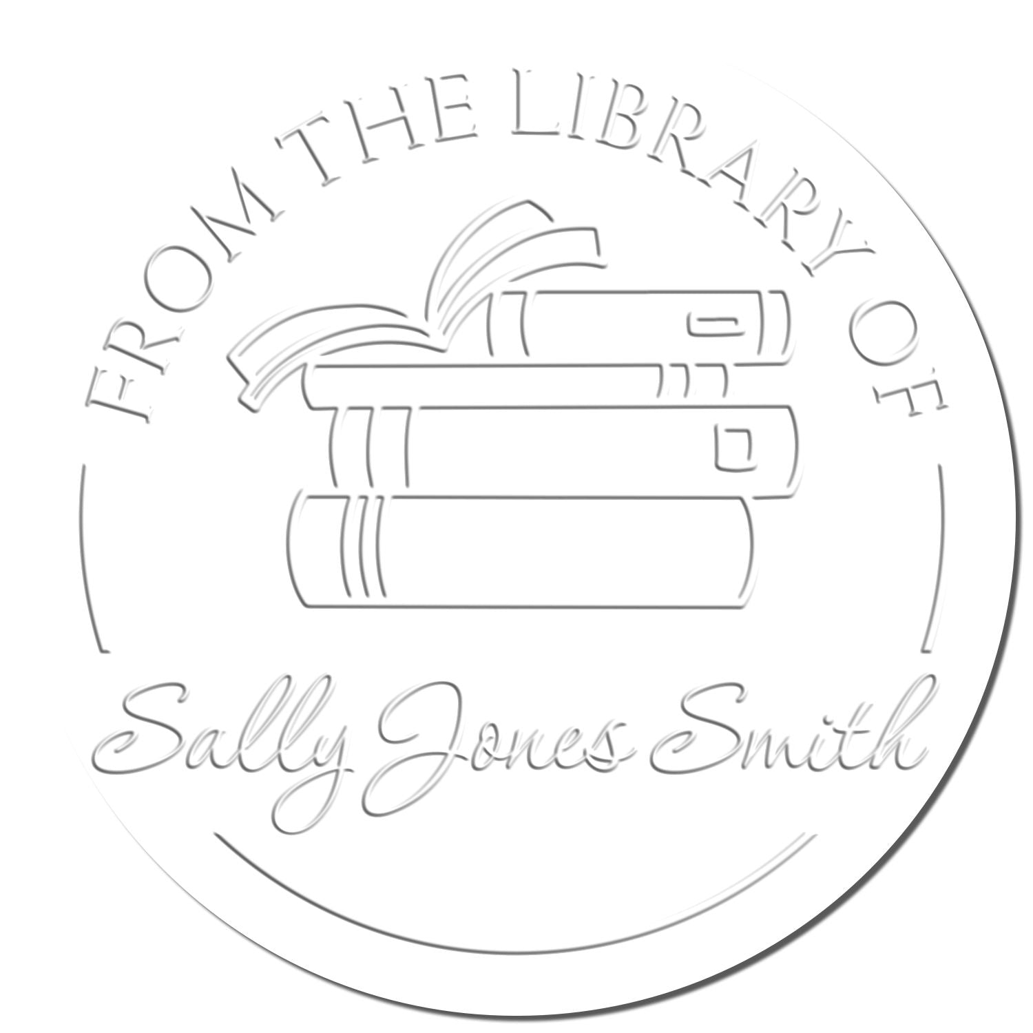 Desk Fun Classroom Personalized Personal Library Embossed Stamp - Engineer Seal Stamps