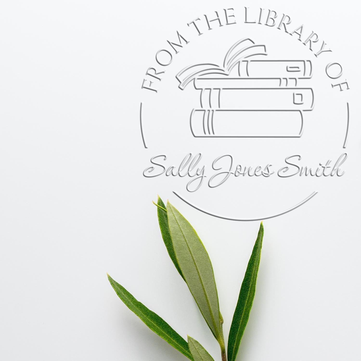 Desk Fun Classroom Personalized Personal Library Embossed Stamp - Engineer Seal Stamps