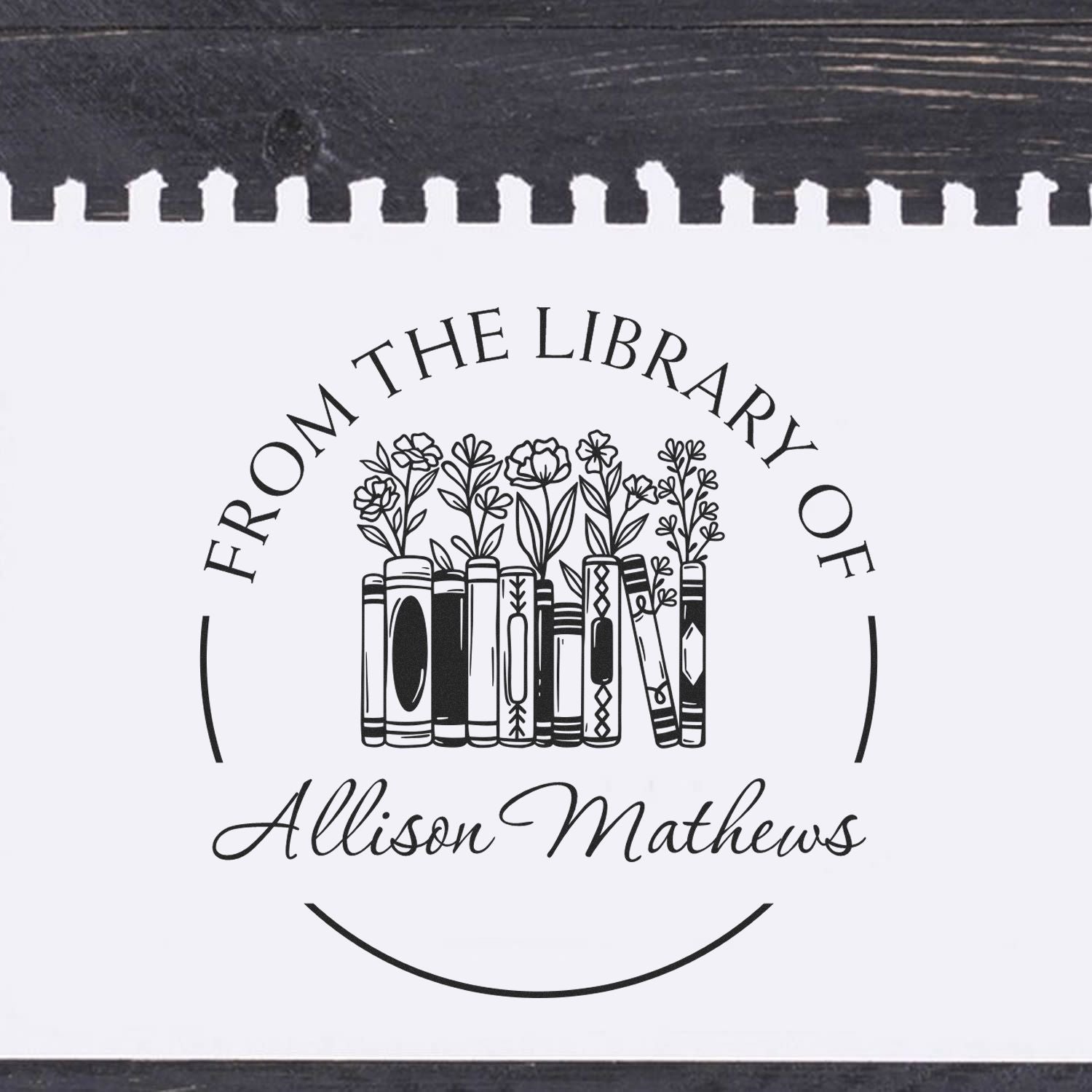 Pre-Inked Creative Classroom Custom Made Name Stamp - Engineer Seal Stamps