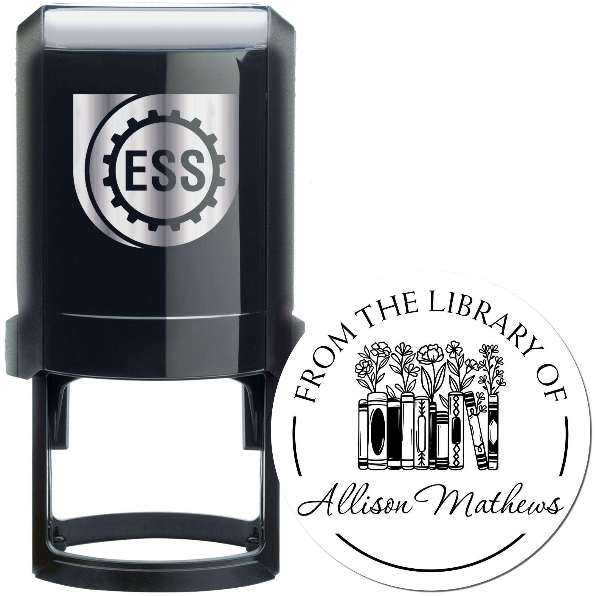 Self-Inking Creative Classroom Custom Book Stamp - Engineer Seal Stamps