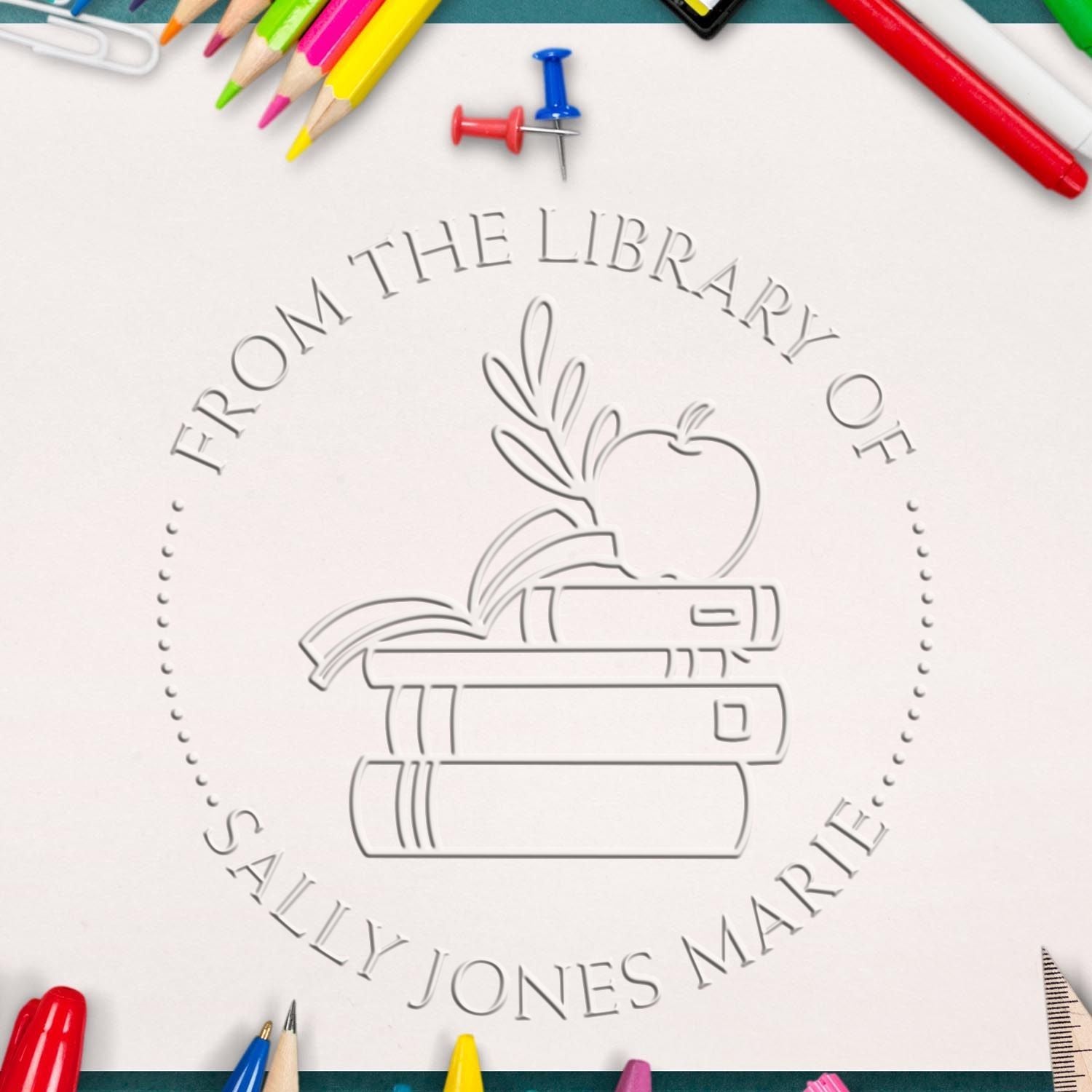 Desk Imaginative Classroom Personalized Personal Library Embossing Stamp - Engineer Seal Stamps