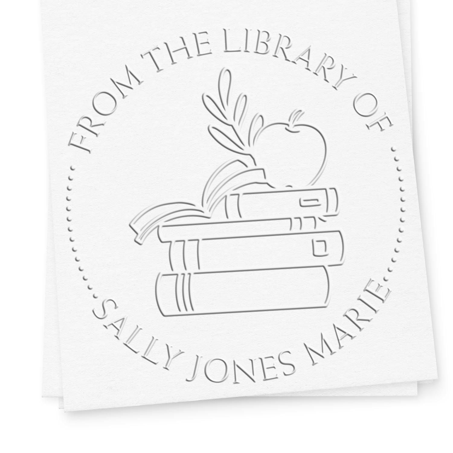 Soft Imaginative Classroom Personalized Book Ownership Embosser - Engineer Seal Stamps