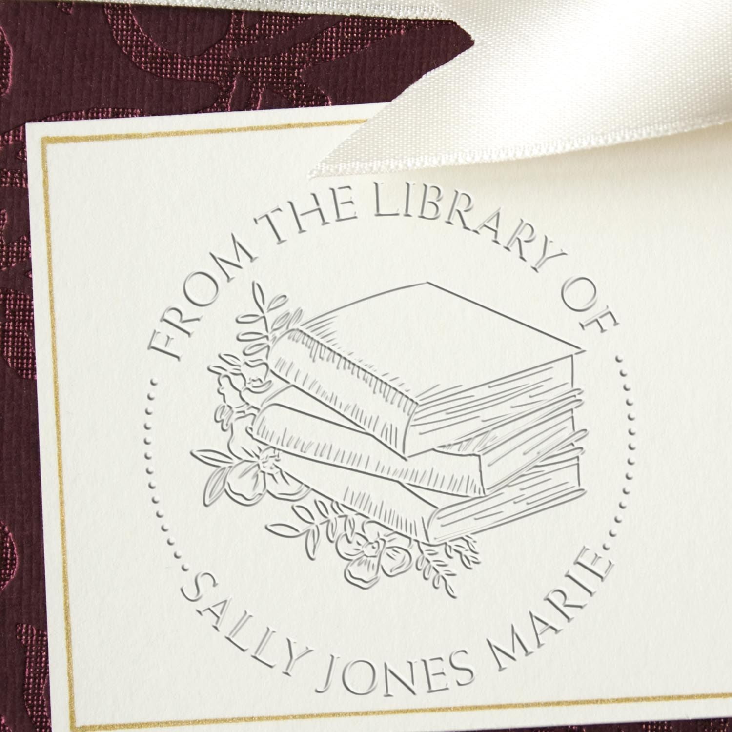 Desk Thoughtful Classroom Personalized Private Library Embossed Stamp - Engineer Seal Stamps