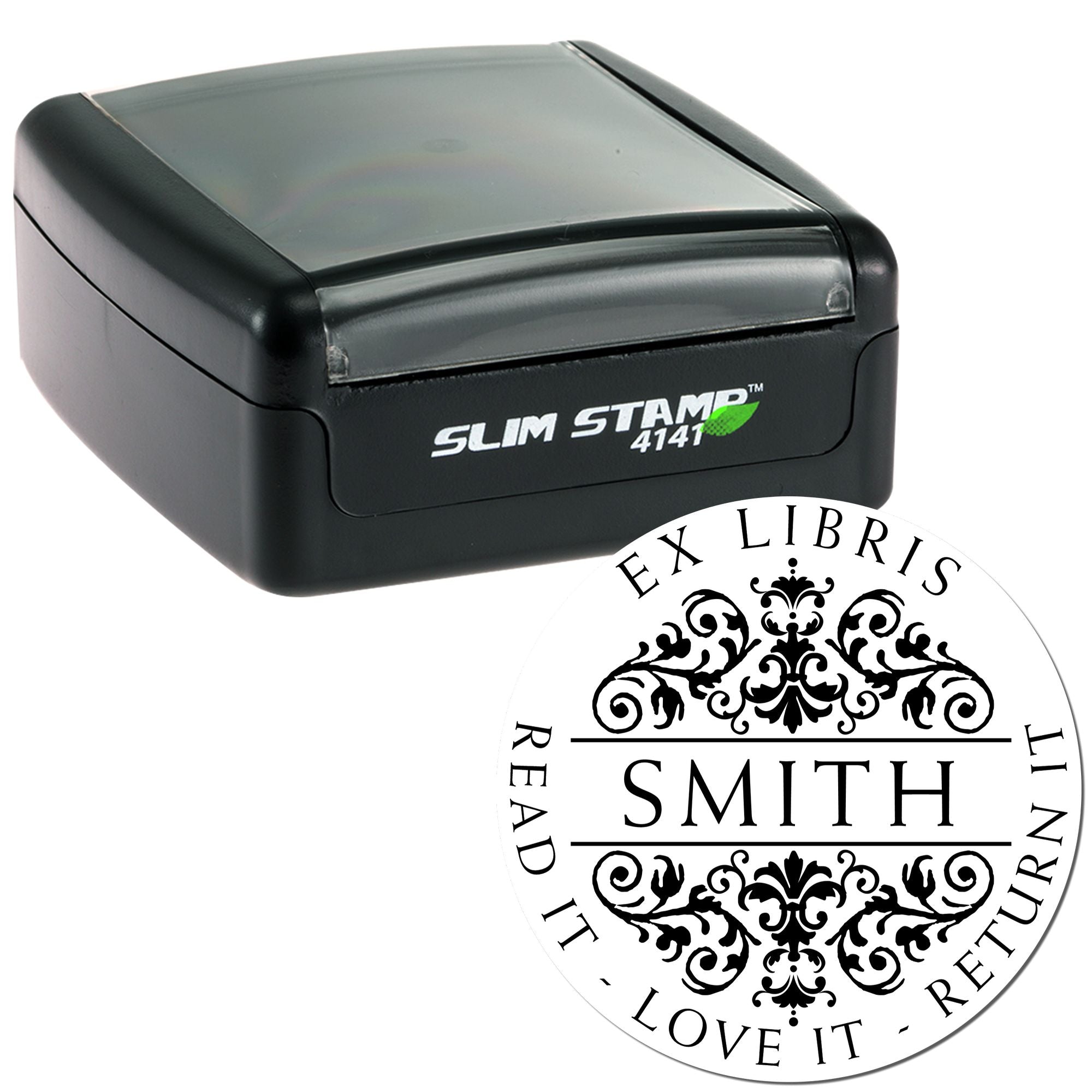 Pre-Inked Royally Named Custom Made Private Library Stamp - Engineer Seal Stamps