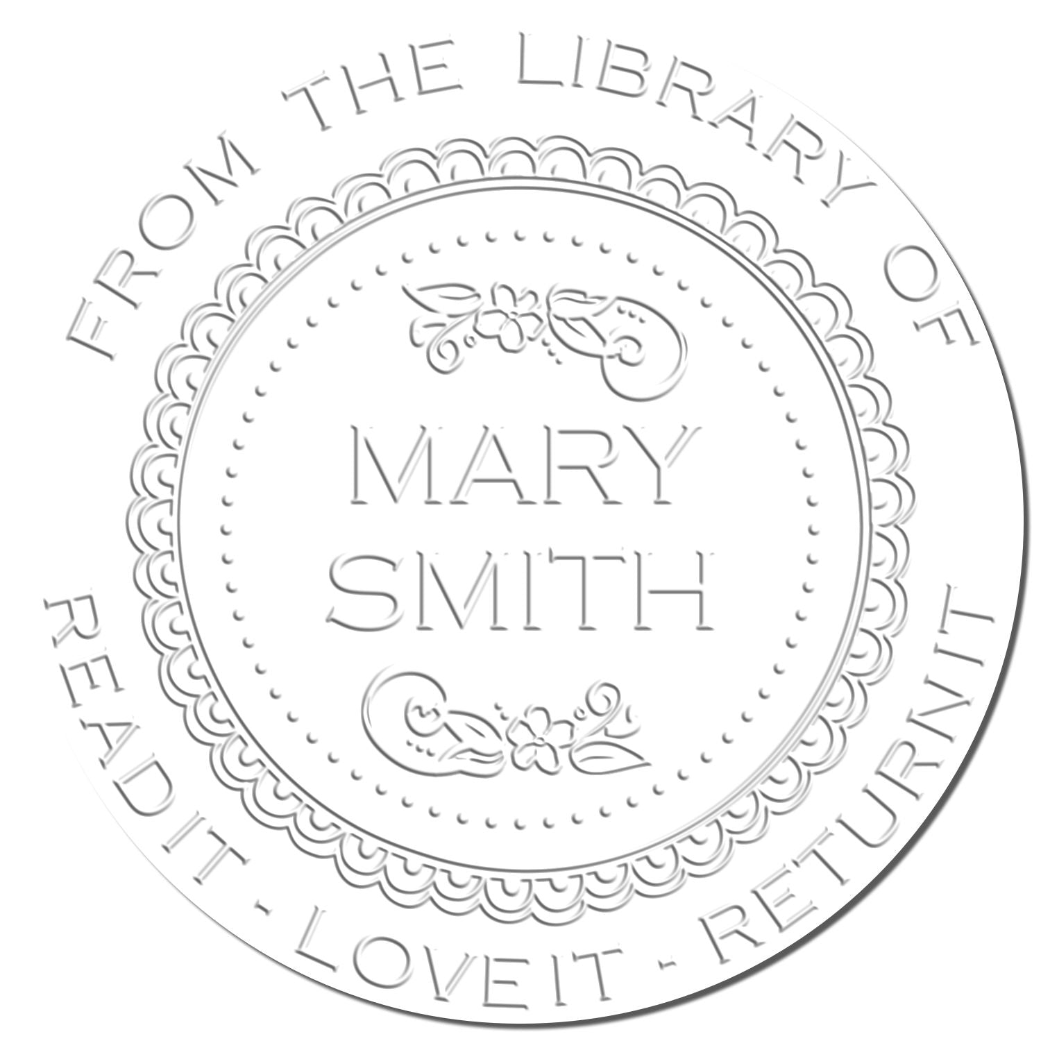 Desk Preppy Name Personalized Private Library Seal Press - Engineer Seal Stamps