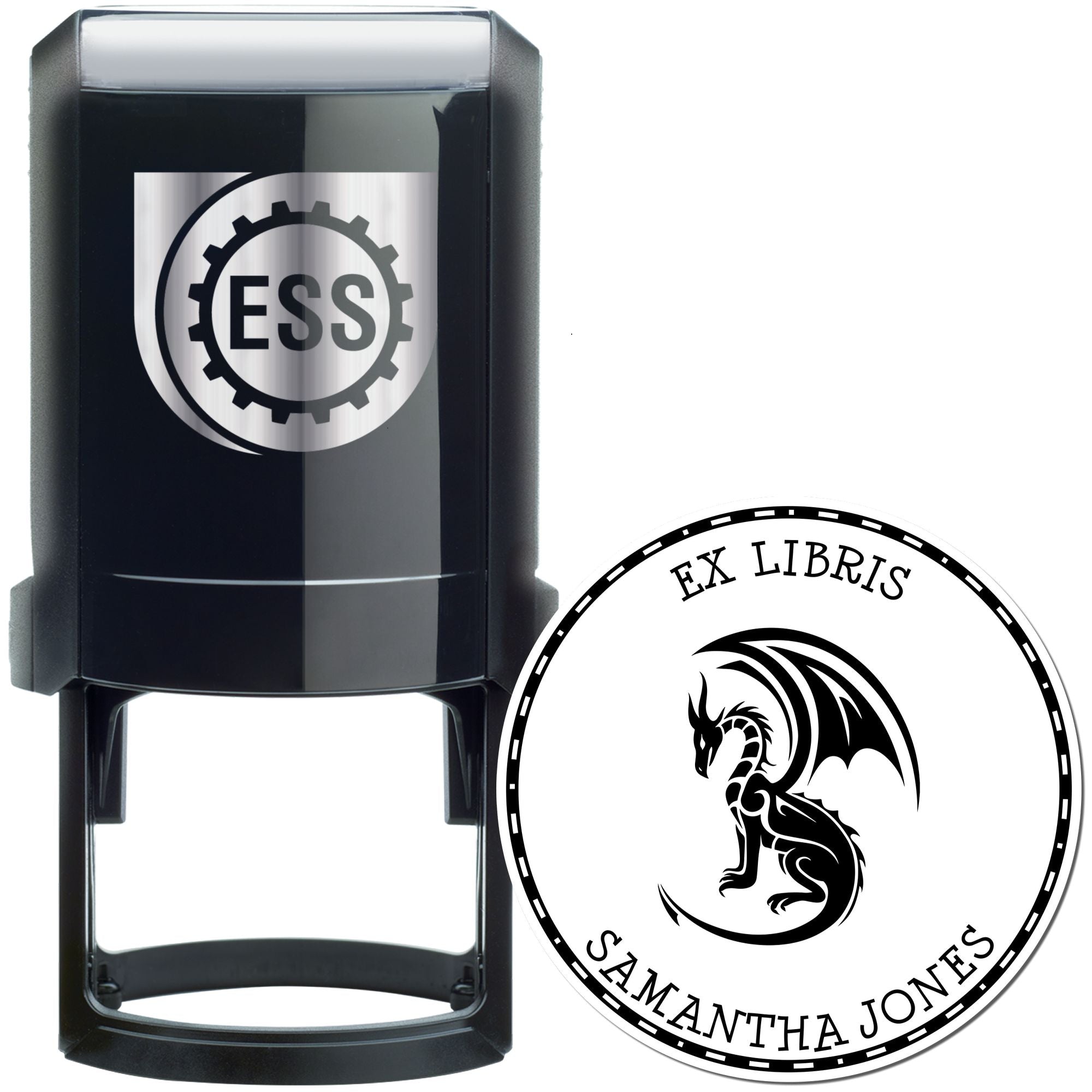 Self-Inking Powerful Dragon Custom Read It Love It Return It Stamper - Engineer Seal Stamps