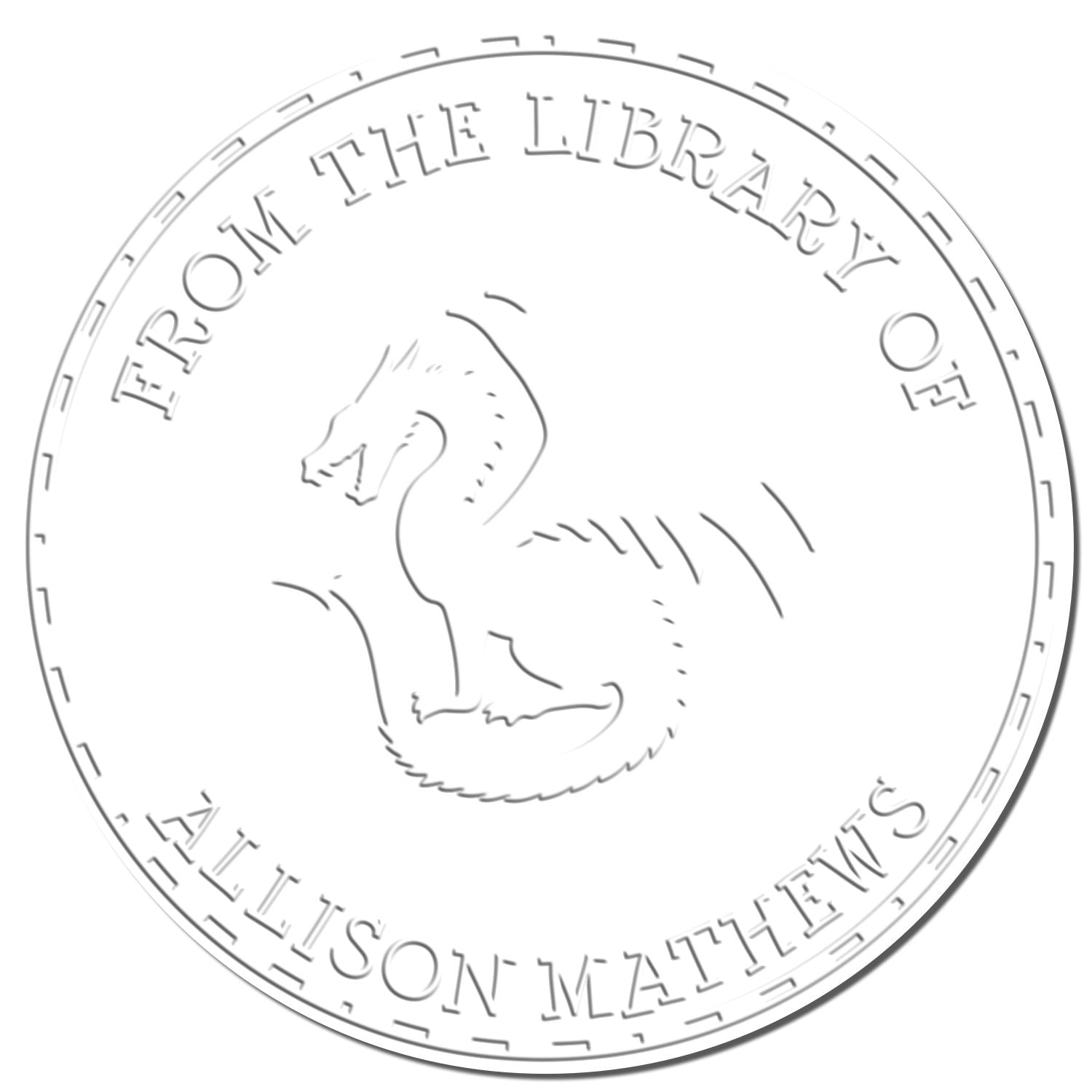 Desk Fierce Dragon Personalized Library Of Seal Press - Engineer Seal Stamps