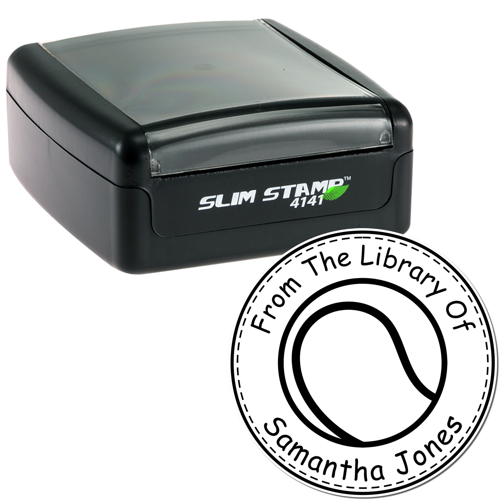 Pre-Inked Athletic Tennis Personalized Book Lover Stamp - Engineer Seal Stamps