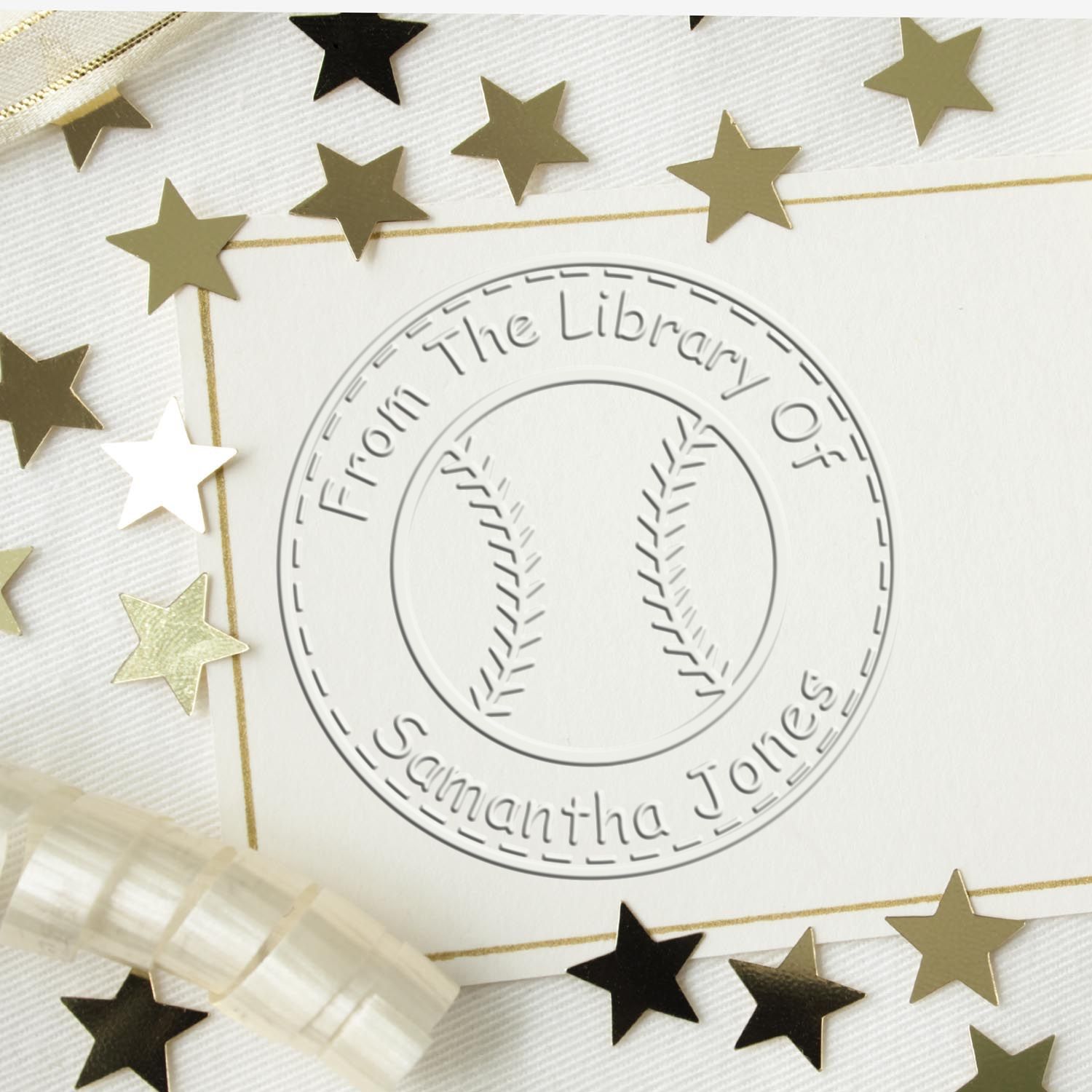 Soft Skillful Baseball Custom Made Bibliophile Embosser