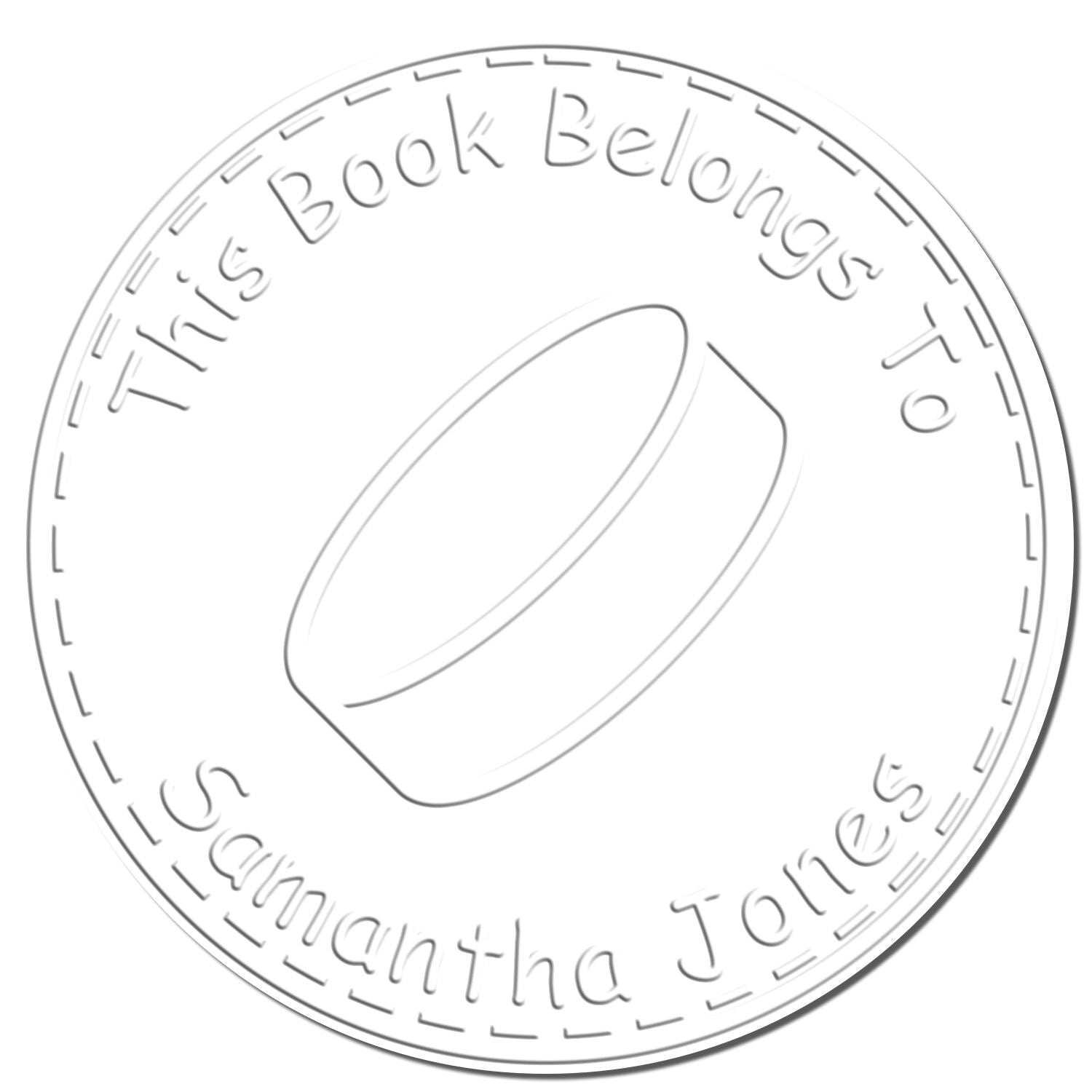 Soft Physical Hockey Custom Read It Love It Embossing Seal - Engineer Seal Stamps