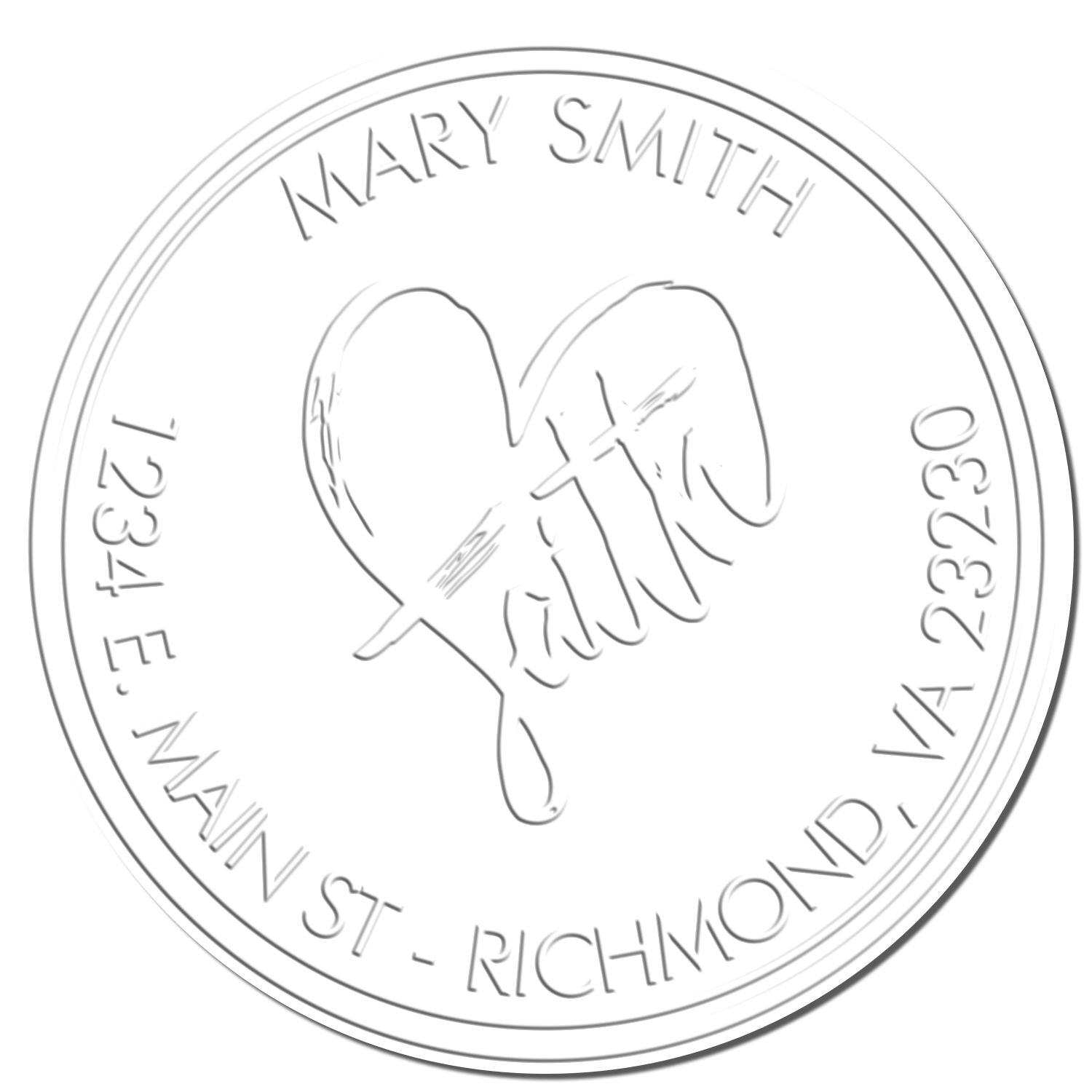 Soft Timeless Faith Home Embosser - Engineer Seal Stamps