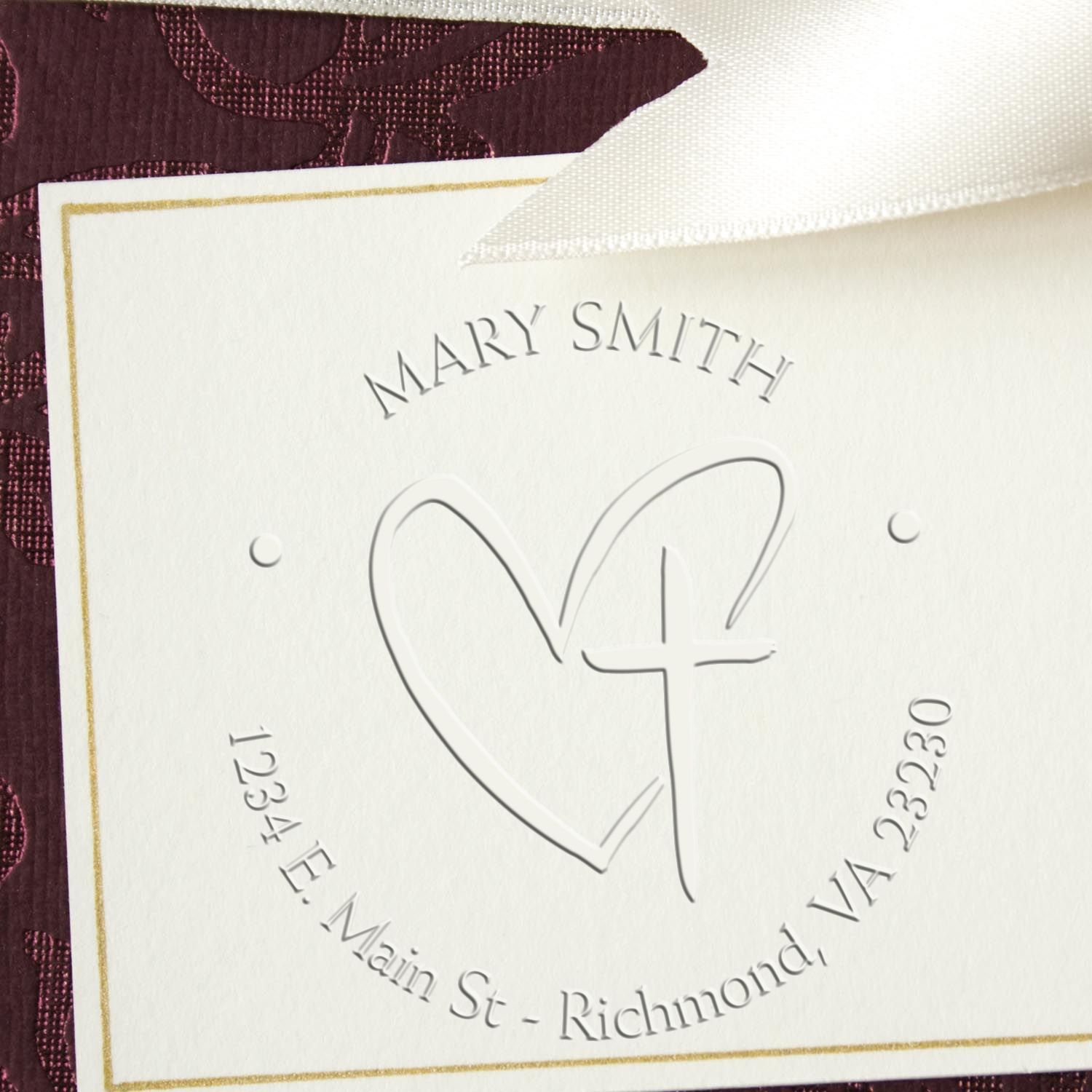 Soft Adorned Cross Home Seal Stamp - Engineer Seal Stamps