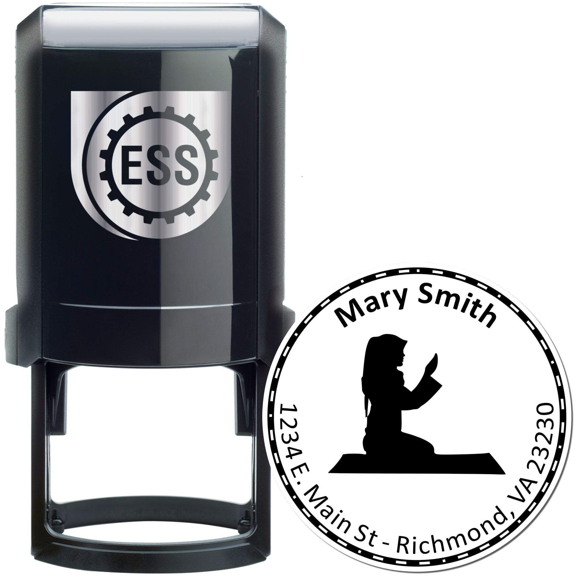 Self-Inking Morning Prayers Return Address Stamp - Engineer Seal Stamps