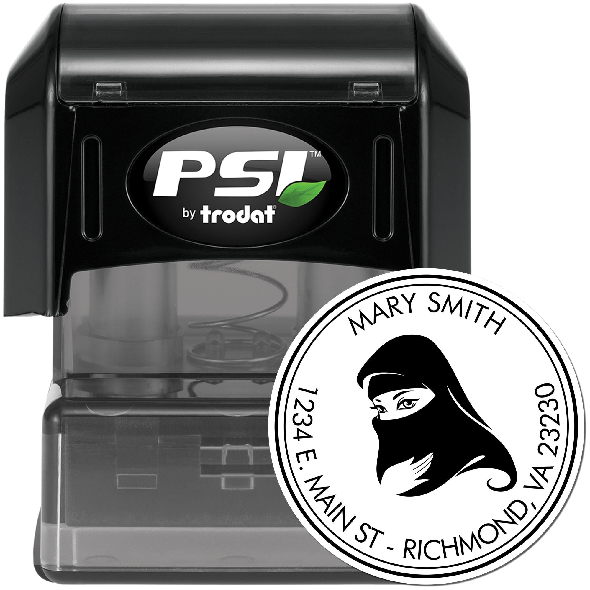 PSI Pre-Inked Eye-catching Veil Home Stamp - Engineer Seal Stamps