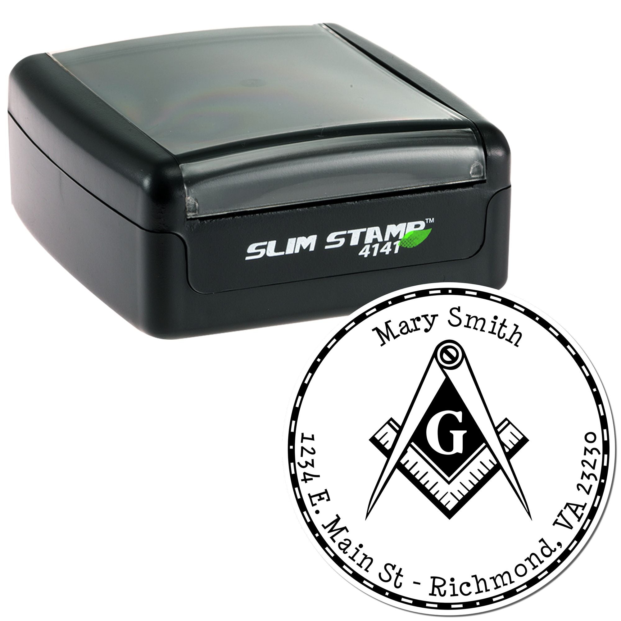 Portable Pre-Inked Intricate Masons Custom Made New Home Stamper - Engineer Seal Stamps