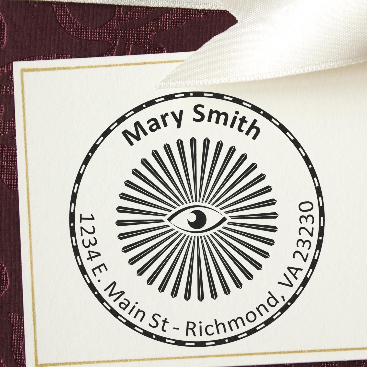 Portable Pre-Inked Meaningful Masons Personalized Mail Stamp - Engineer Seal Stamps