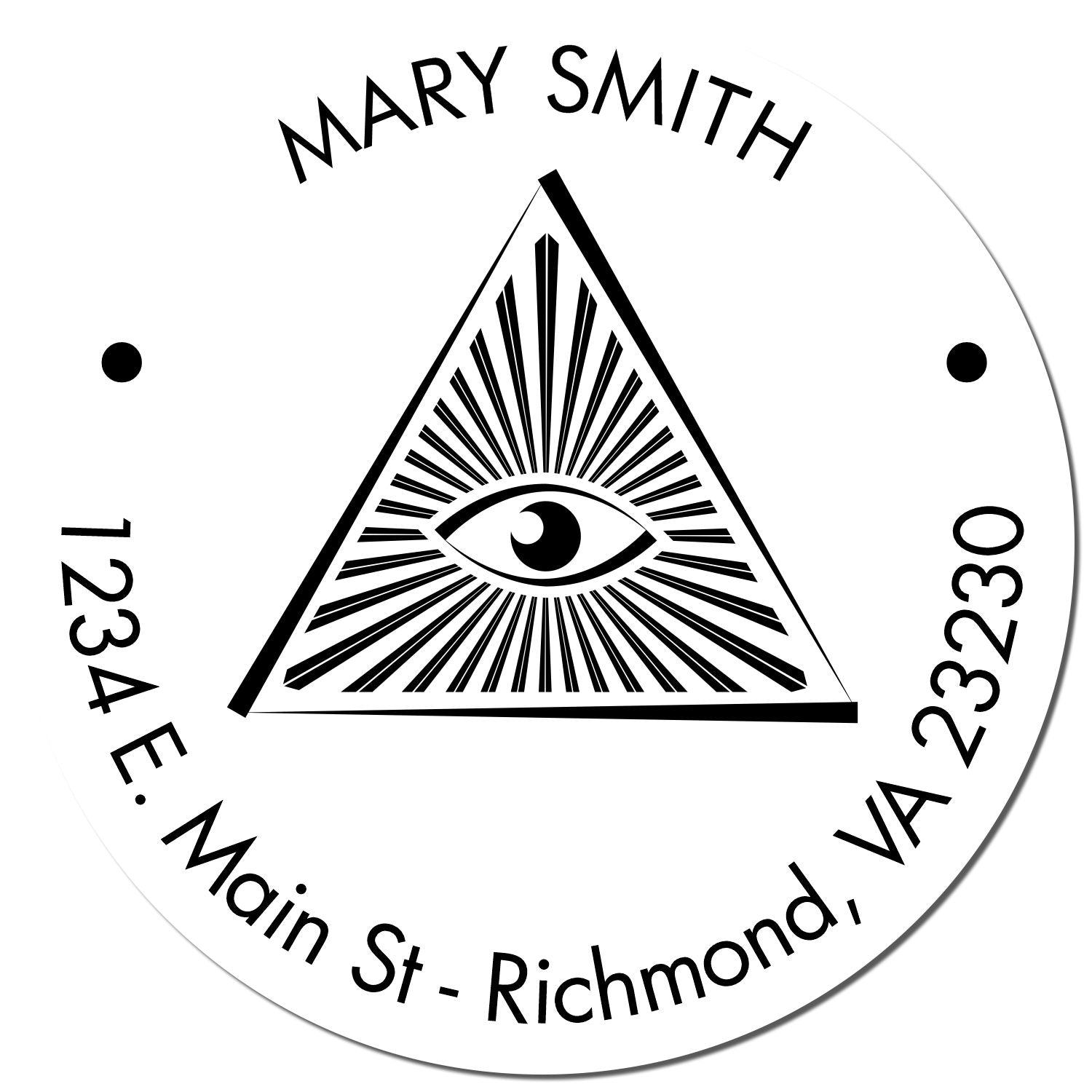 Self-Inking Elusive Masons Custom New Home Stamper - Engineer Seal Stamps