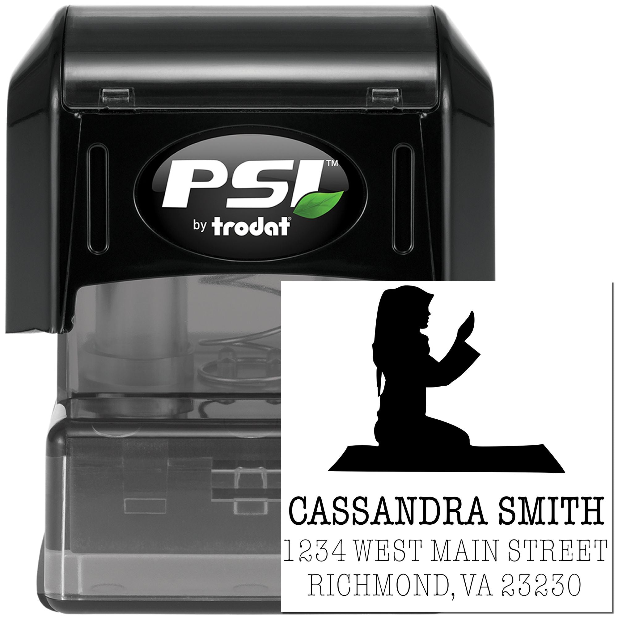 Muslim Thoughtful Prayers Personalized Return Address Stamper Pre-Inked - Engineer Seal Stamps