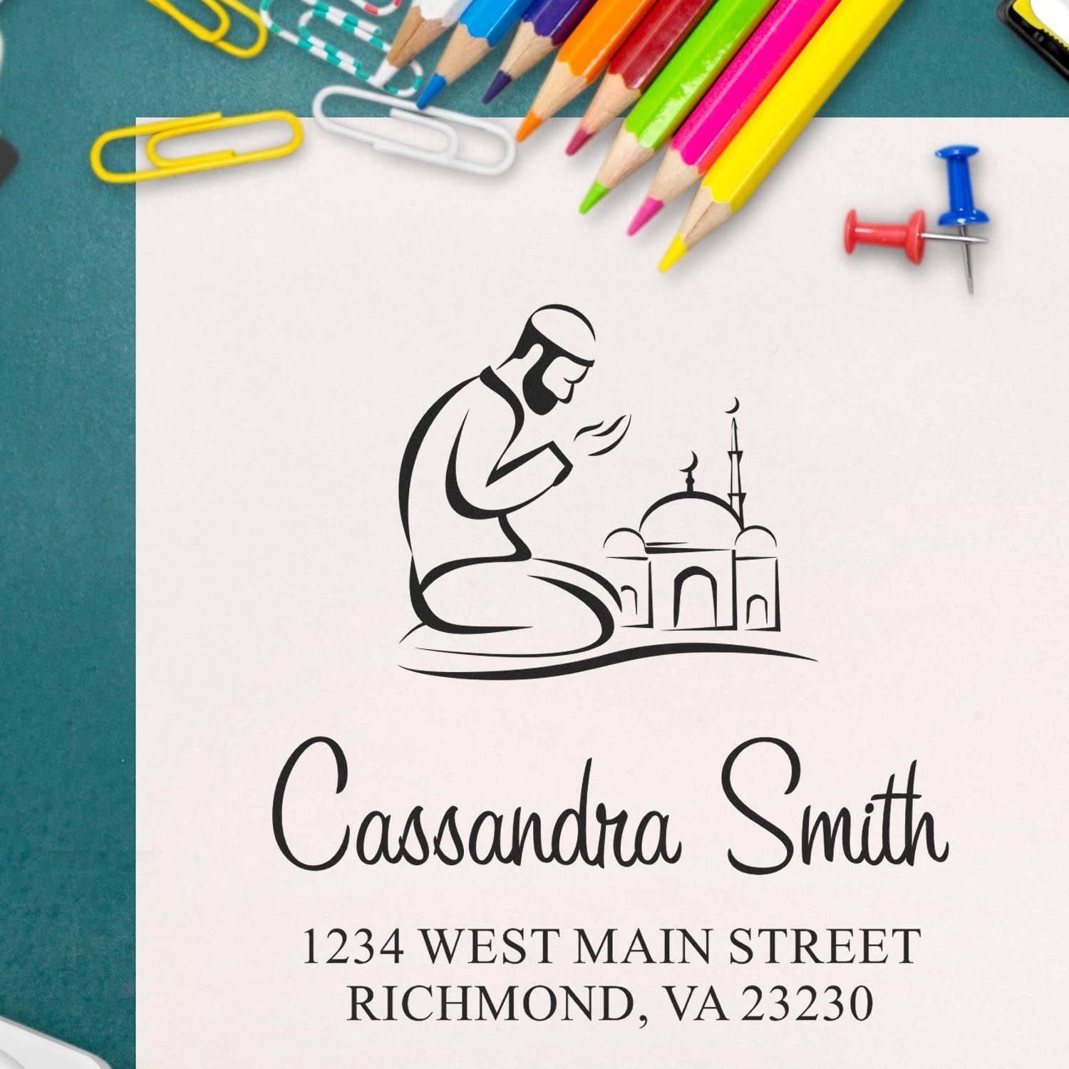 Prayful Thoughts Customized Home Stamp - Engineer Seal Stamps