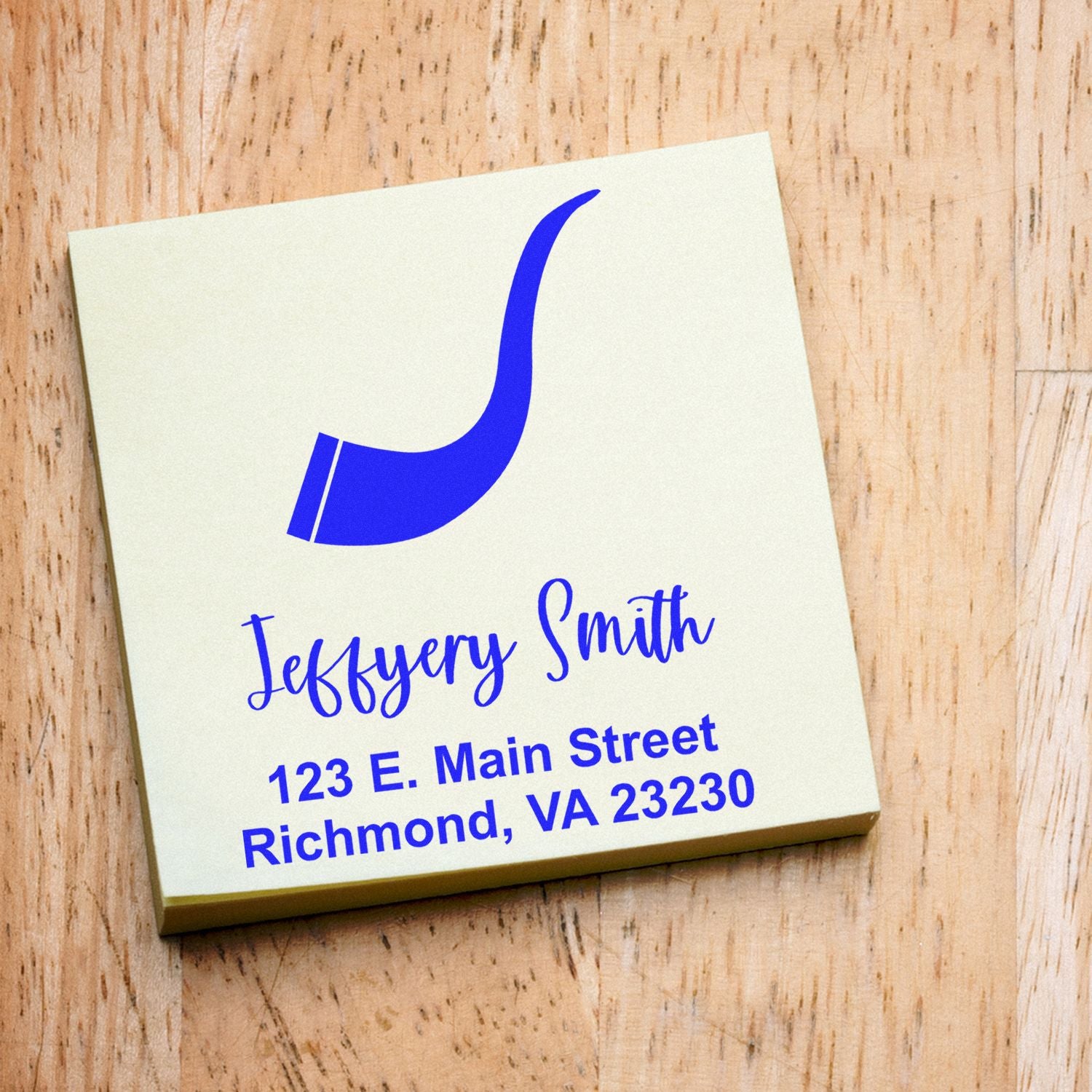 Joyful Shofar Hebrew Personalized Envelope Stamper - Engineer Seal Stamps